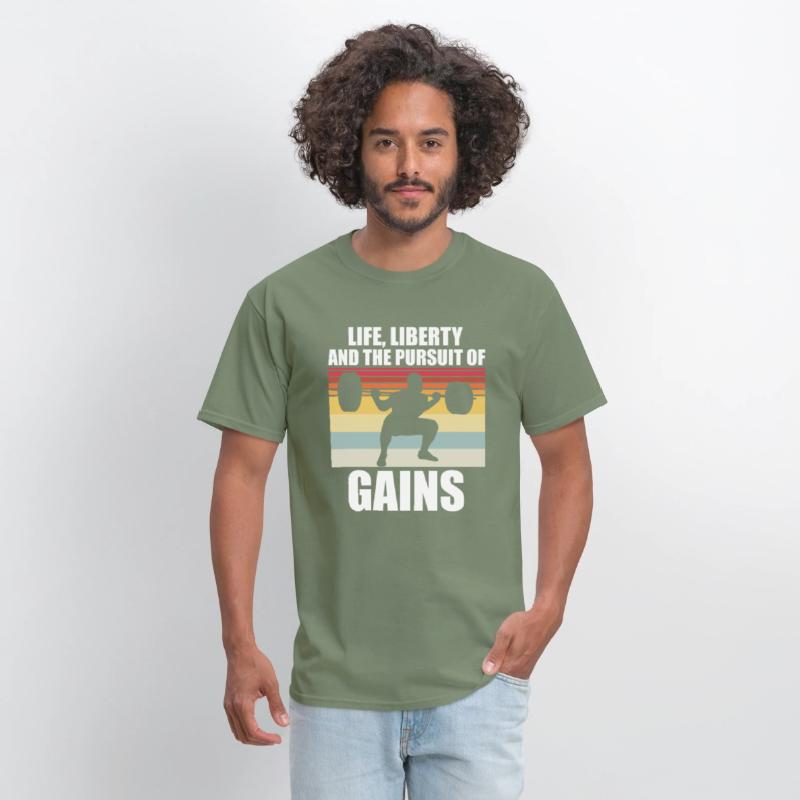 Novelty Patriotic Weightlifter Bodybuilder