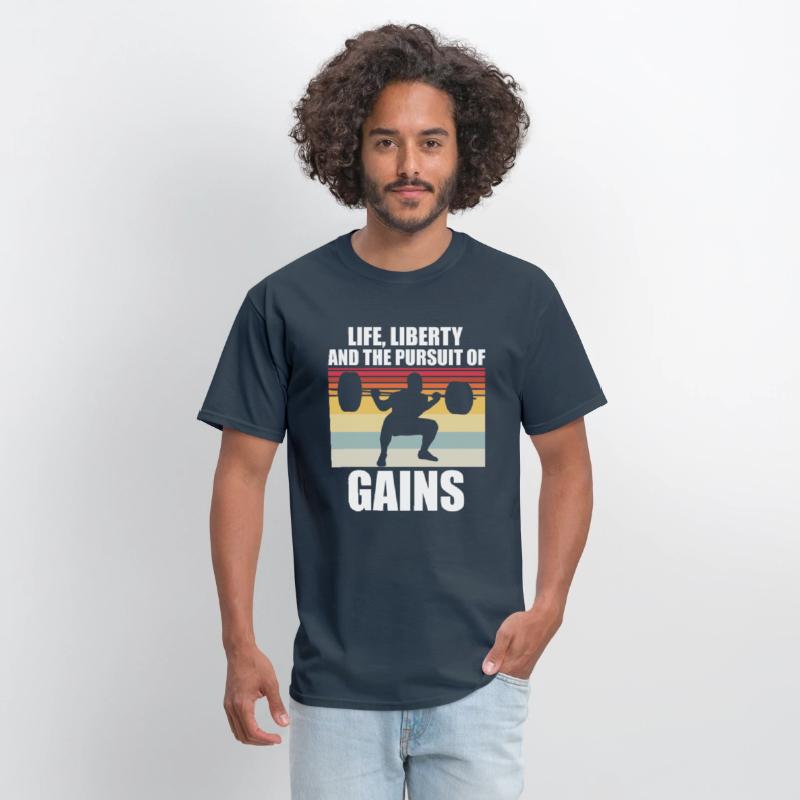 Novelty Patriotic Weightlifter Bodybuilder