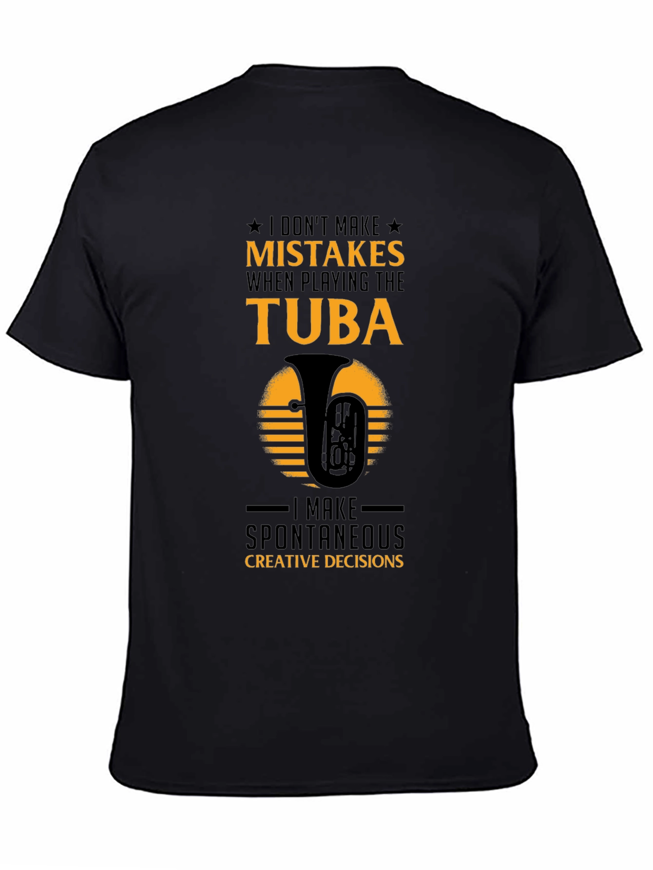 Tuba Players Tee: Spontaneous Creative Decisions
