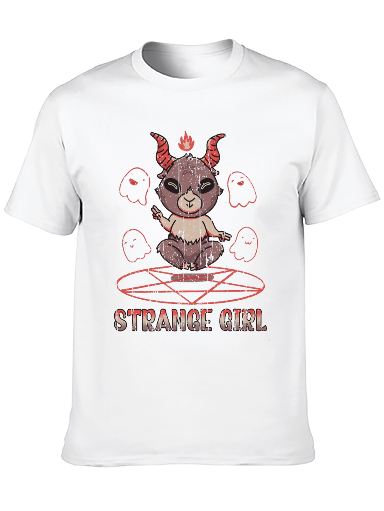 Strange Girl Graphic Print T-Shirt
