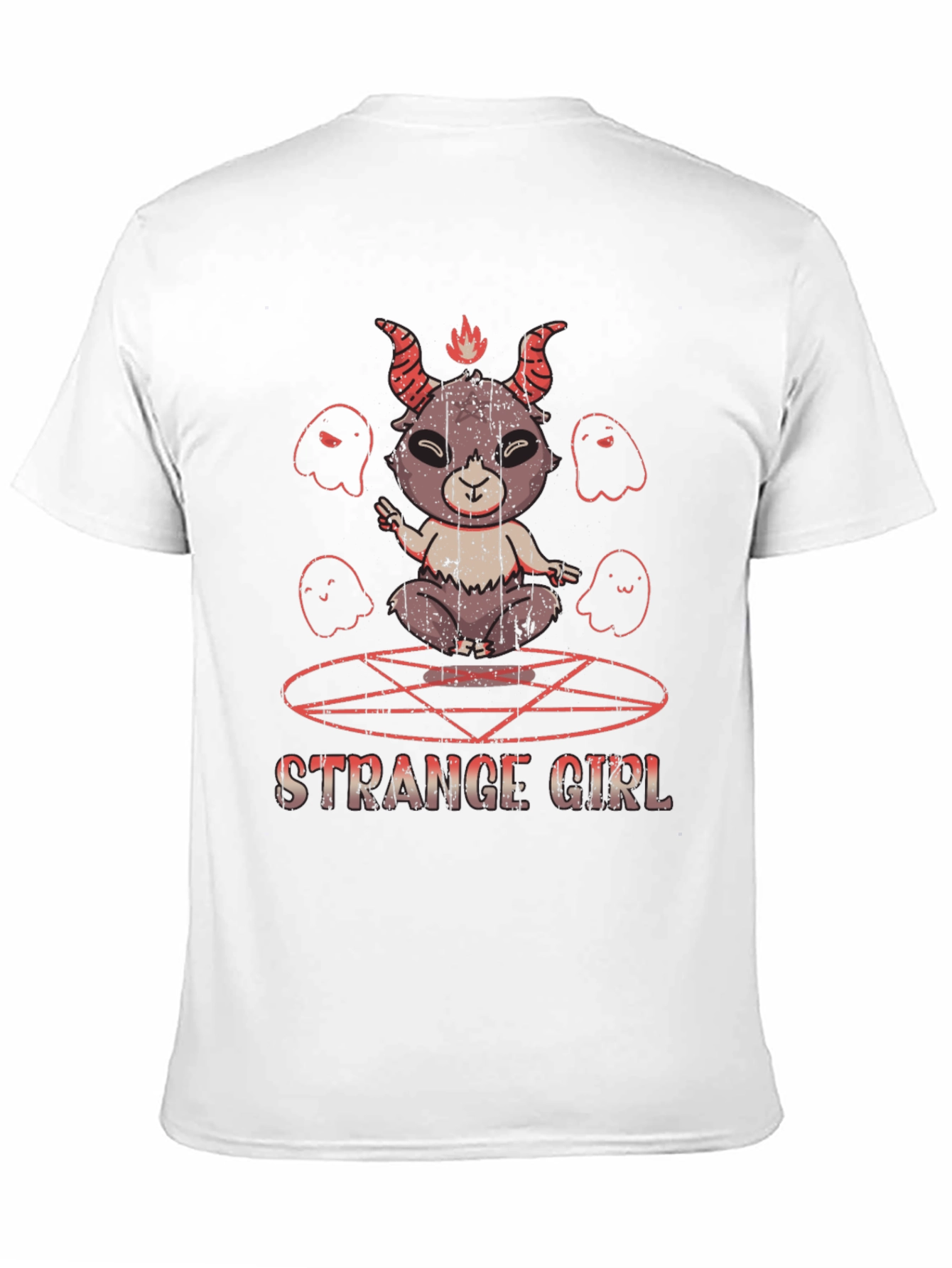 Strange Girl Graphic Print T-Shirt