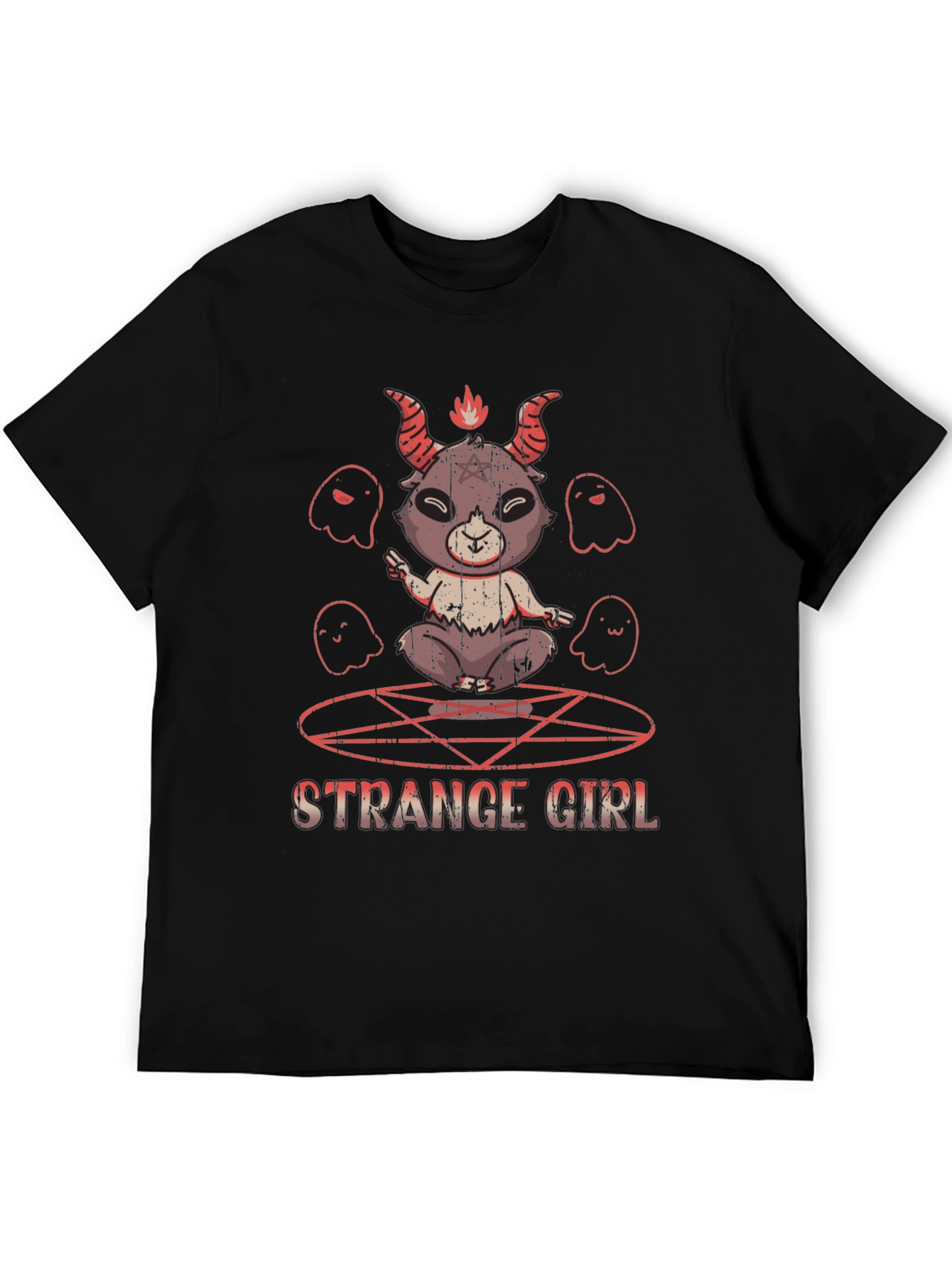 Strange Girl Graphic Print T-Shirt