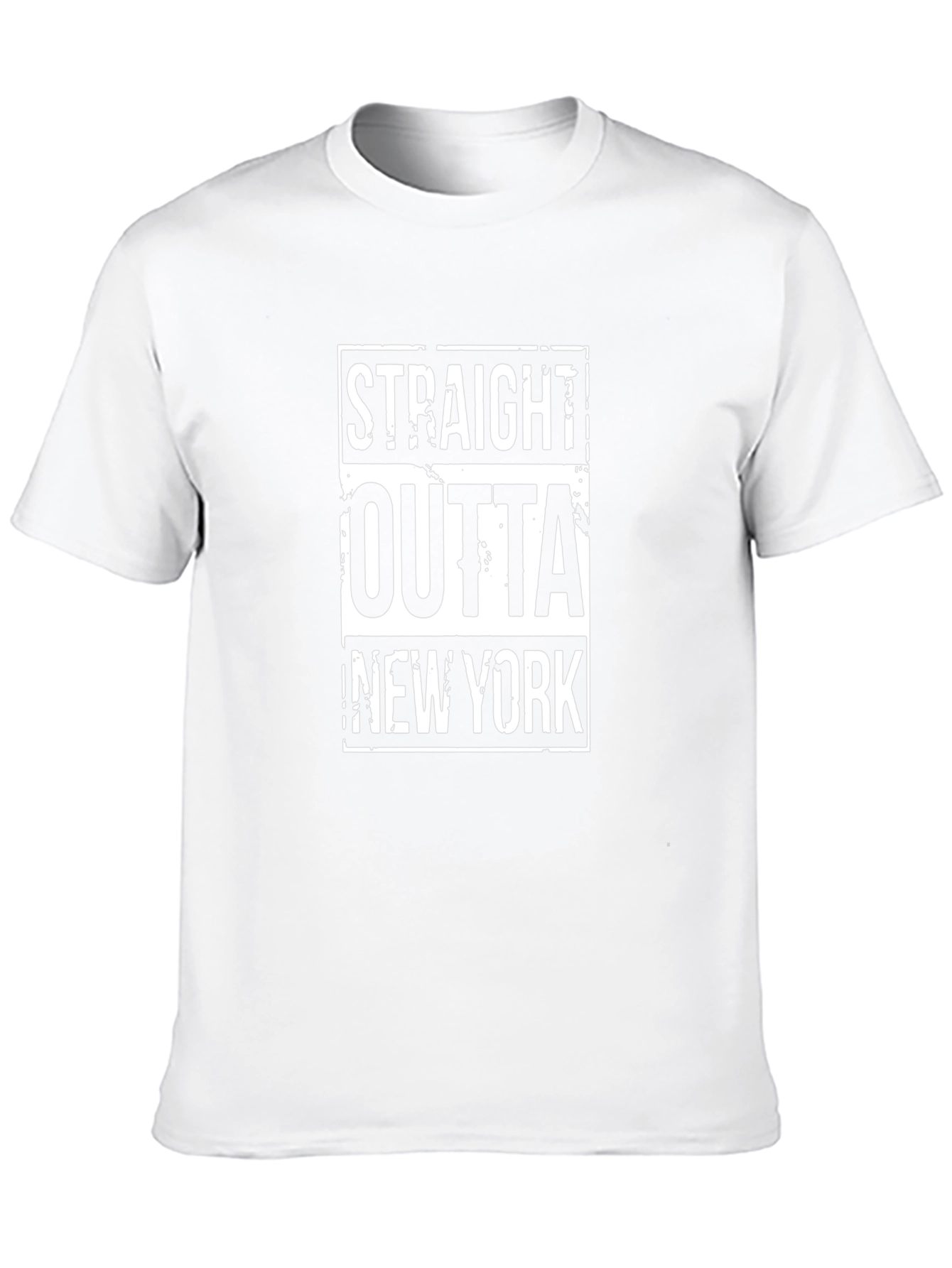 Straight Outta New York Black T-Shirt