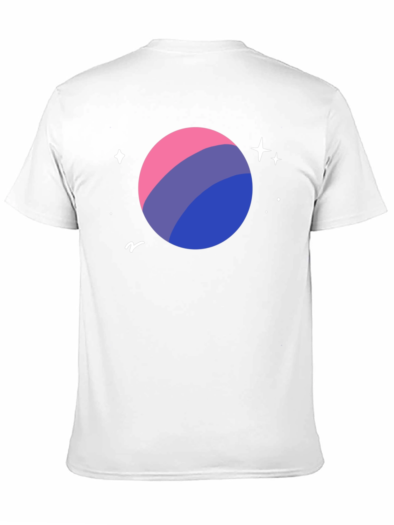 Bi Pride Planet T-Shirt - LGBTQ+ Space Tee