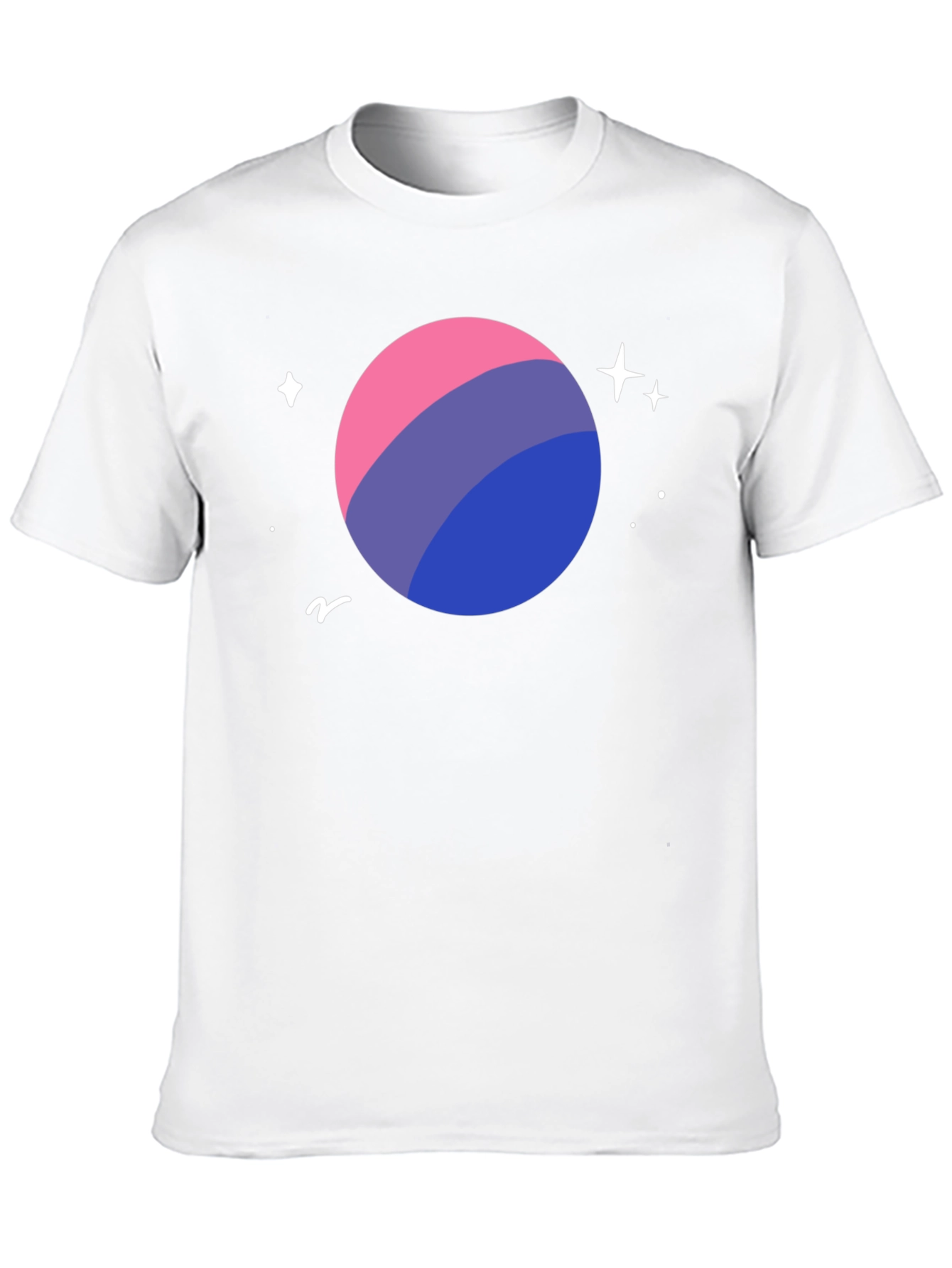Bi Pride Planet T-Shirt - LGBTQ+ Space Tee
