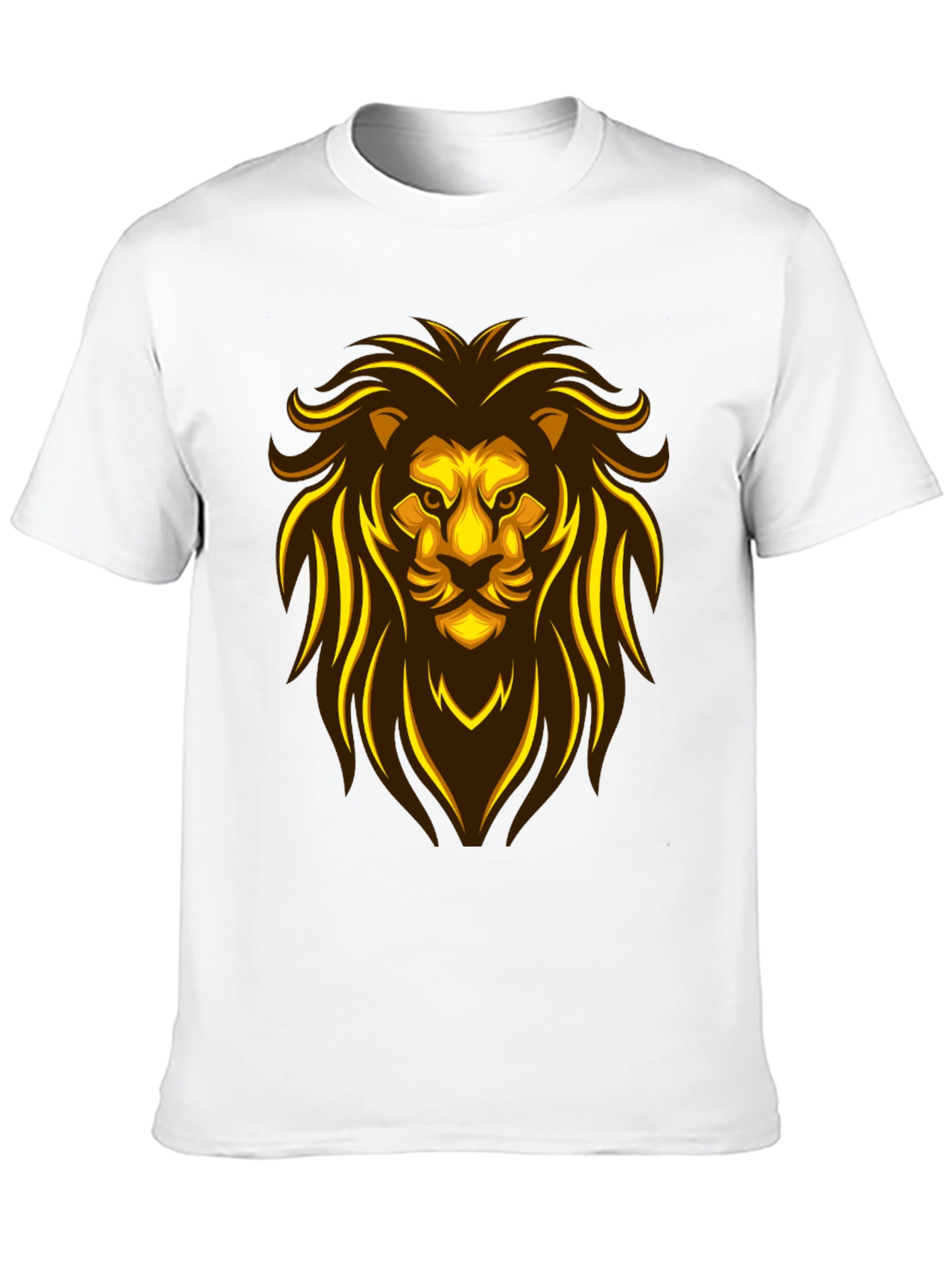Lion Graphic Tee - Bold Black Shirt