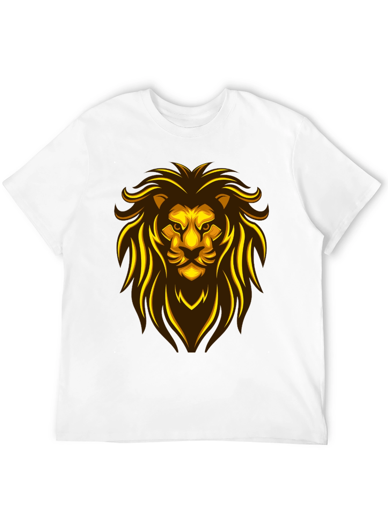 Lion Graphic Tee - Bold Black Shirt