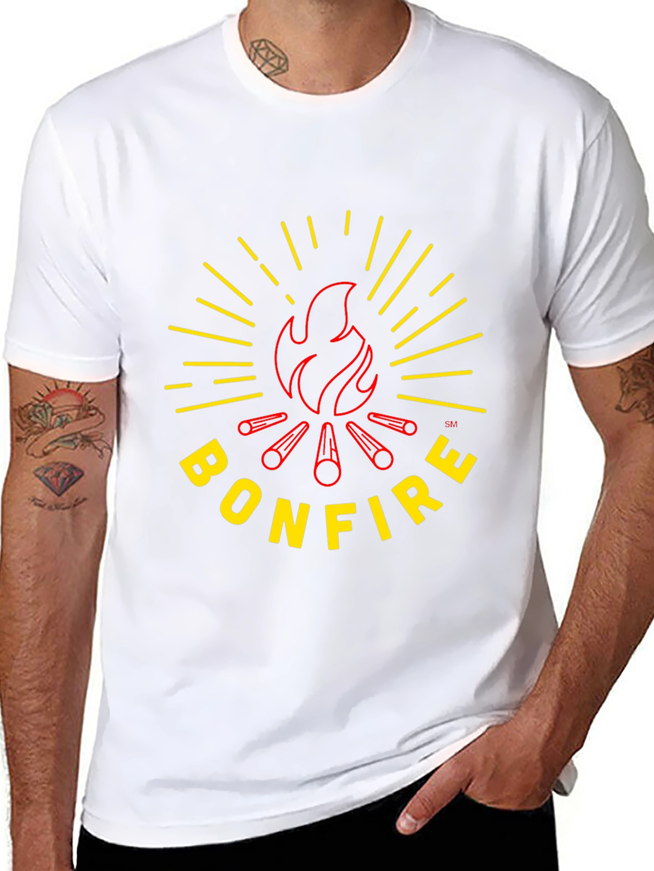 Bonfire Graphic Tee - Cozy Campfire Shirt