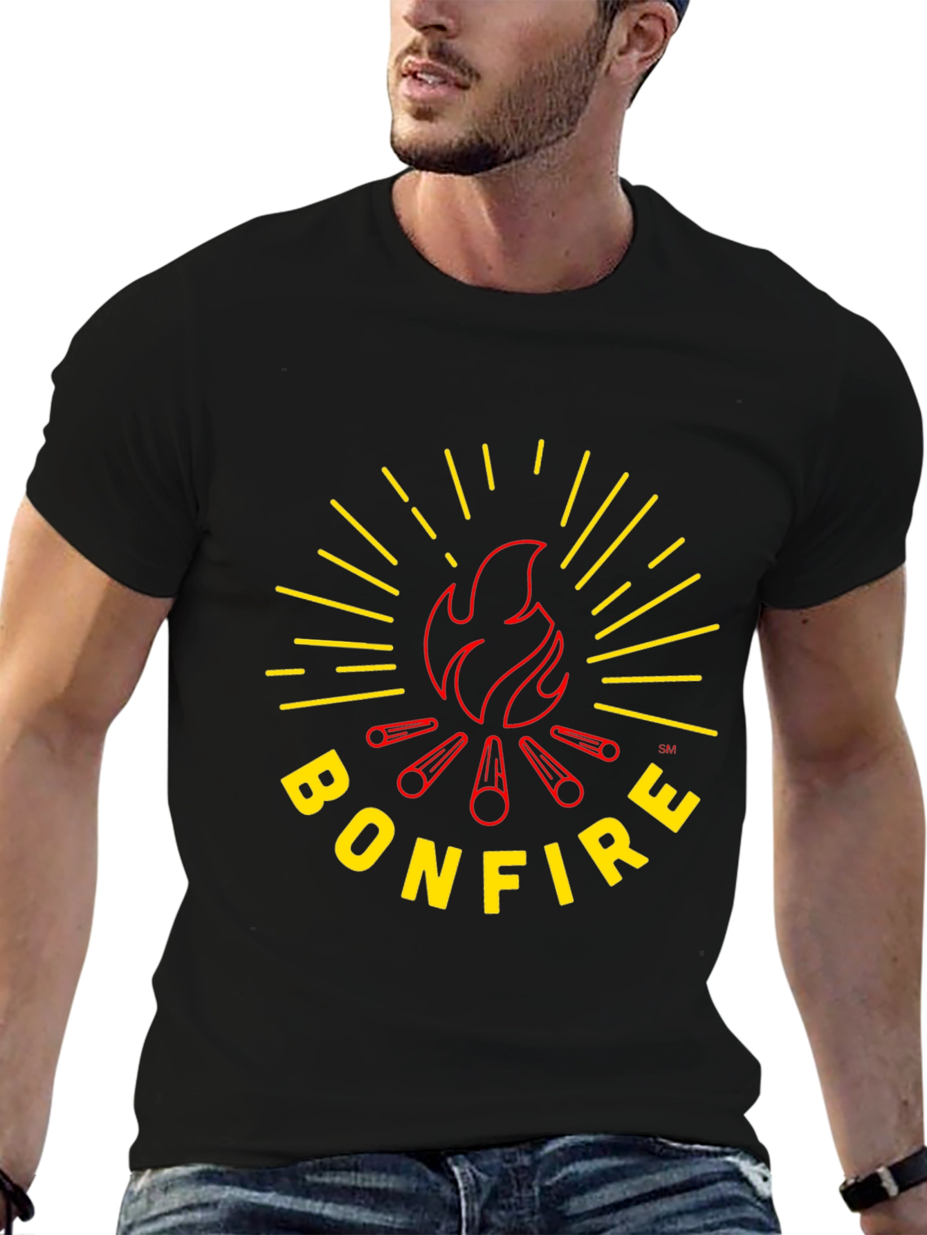 Bonfire Graphic Tee - Cozy Campfire Shirt