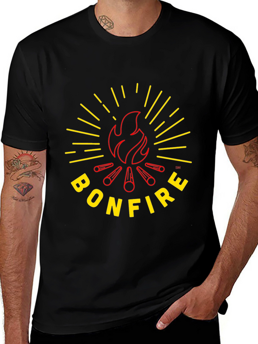 Bonfire Graphic Tee - Cozy Campfire Shirt