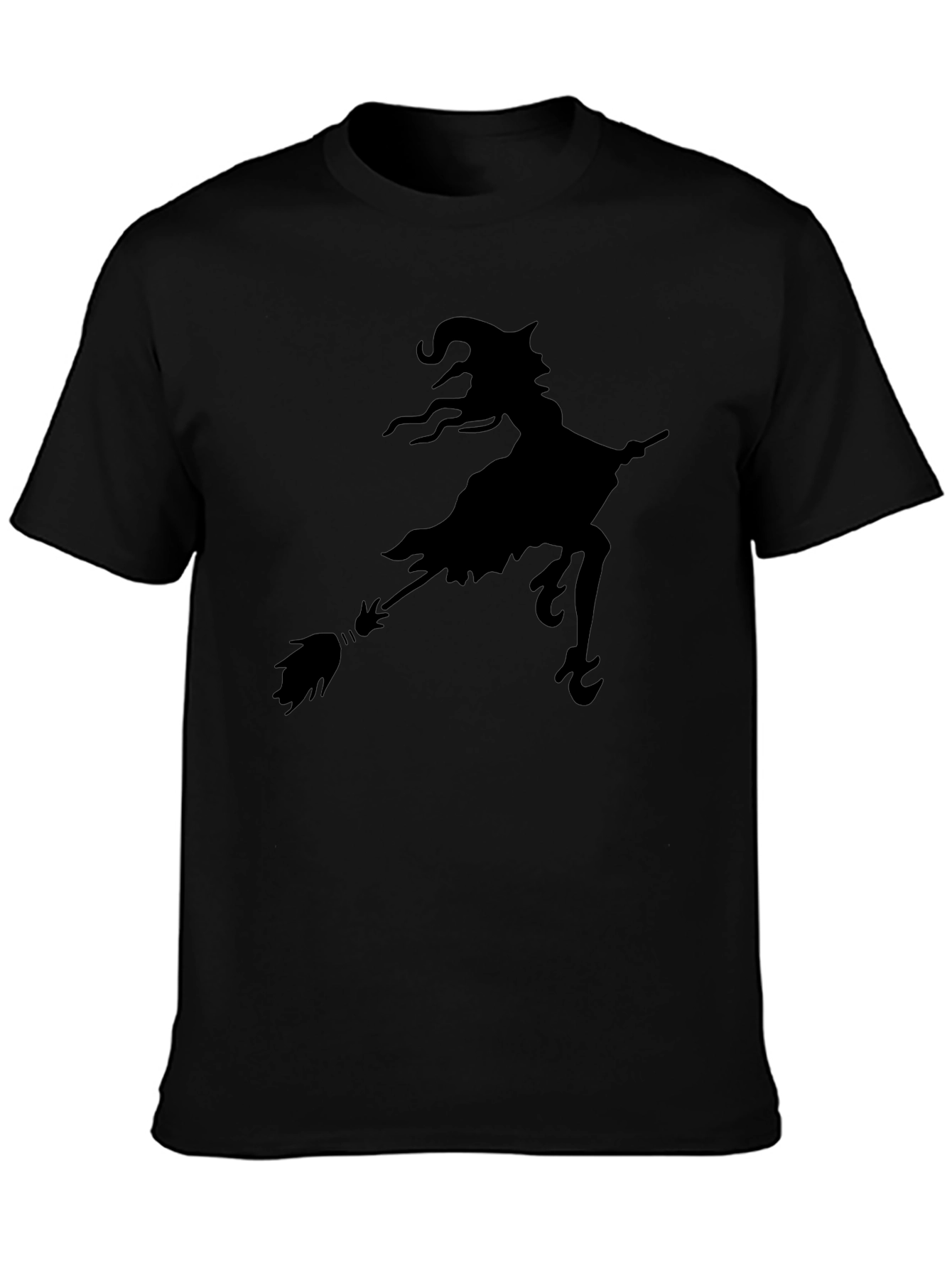 Witch Silhouette Black T-Shirt
