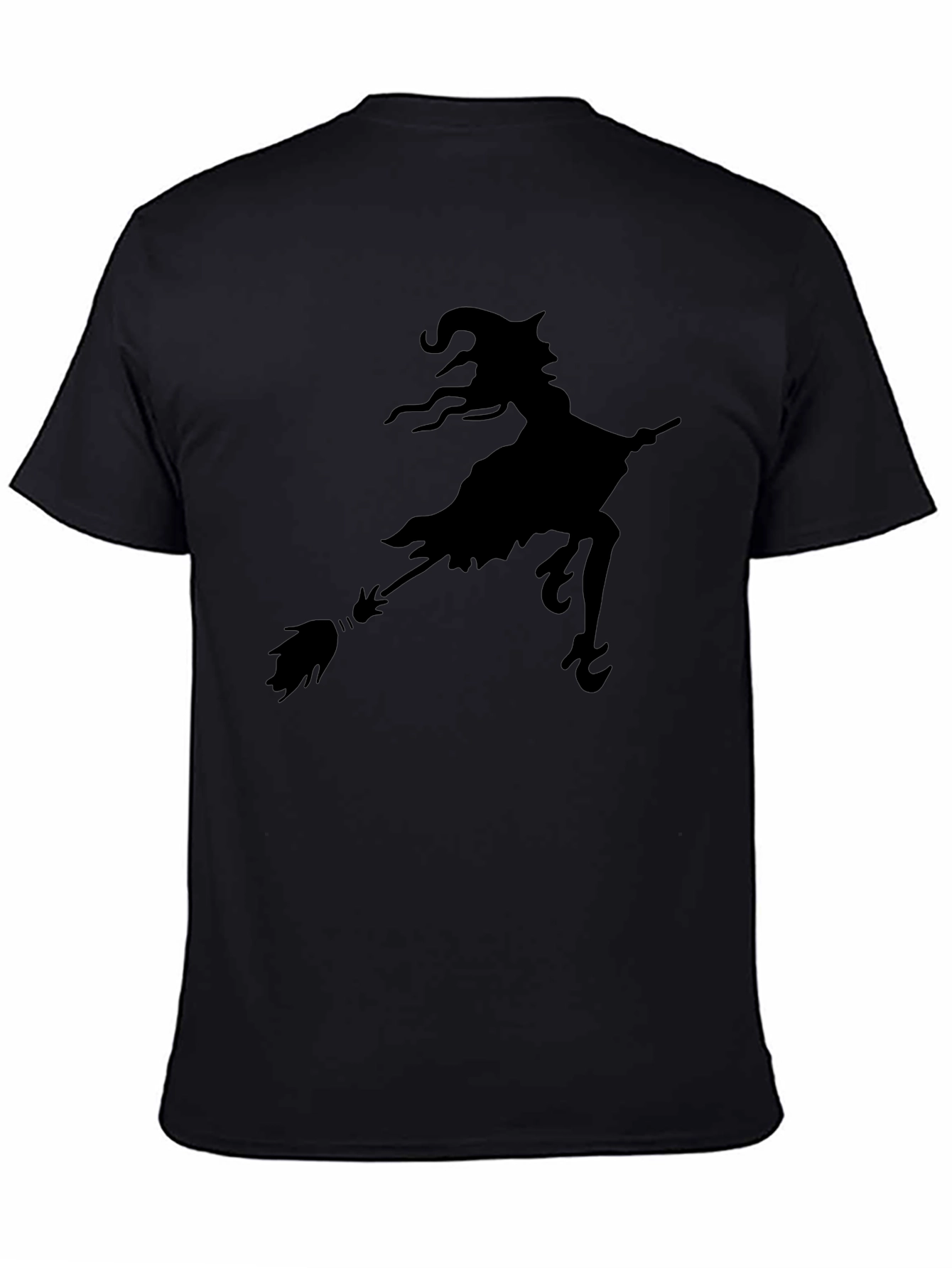 Witch Silhouette Black T-Shirt