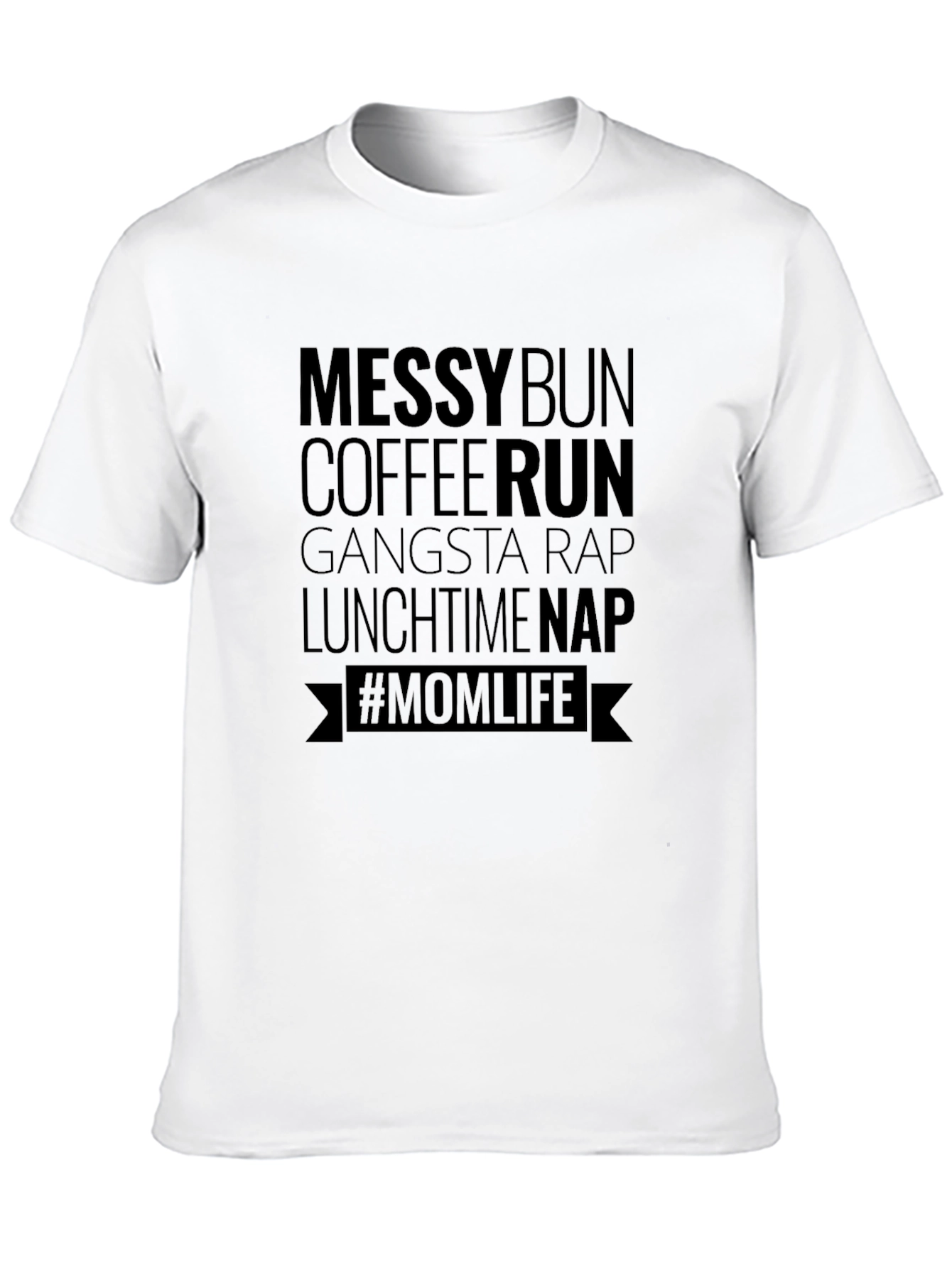 Messy Bun Mom Life Graphic Tee
