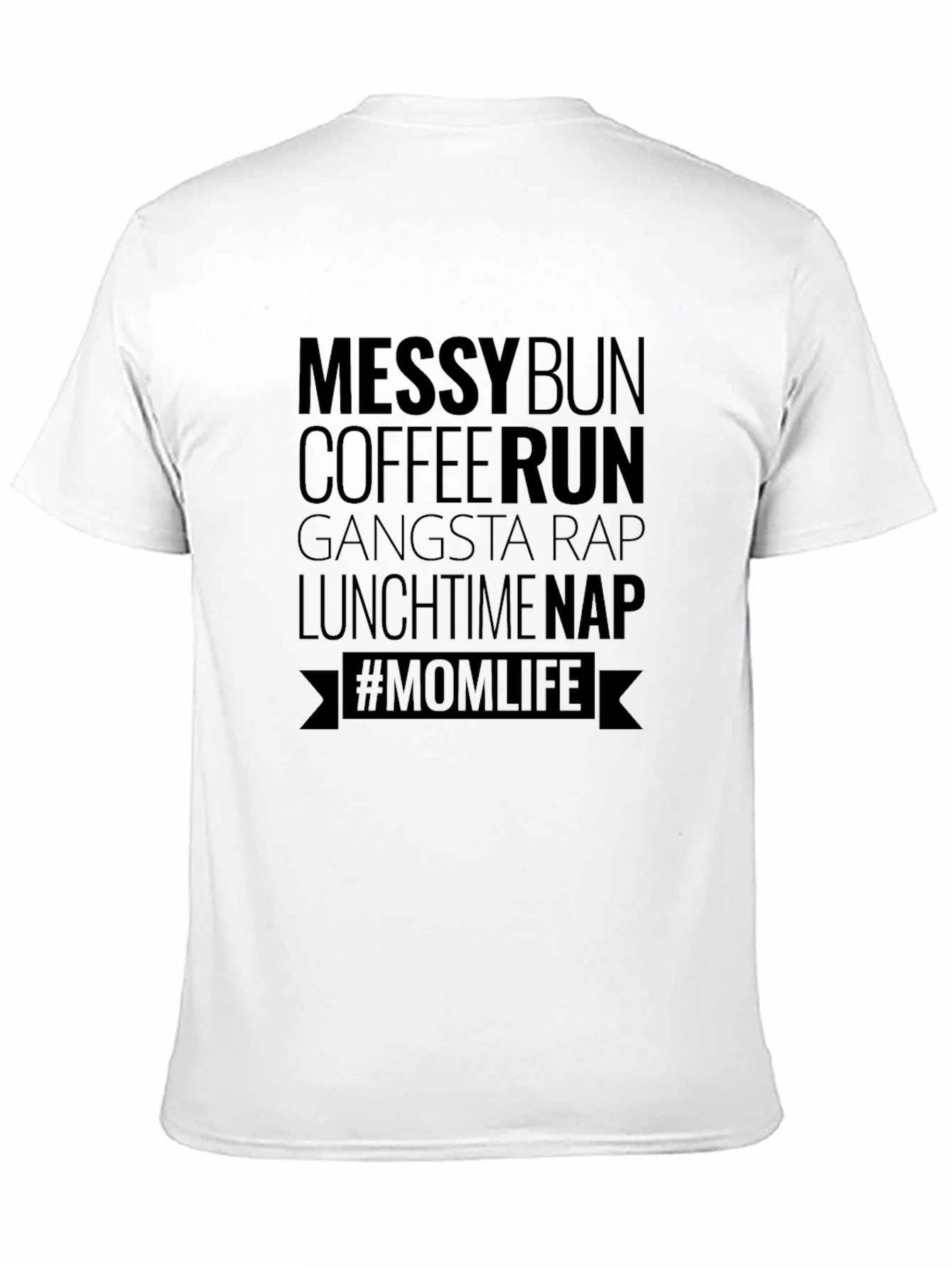 Messy Bun Mom Life Graphic Tee