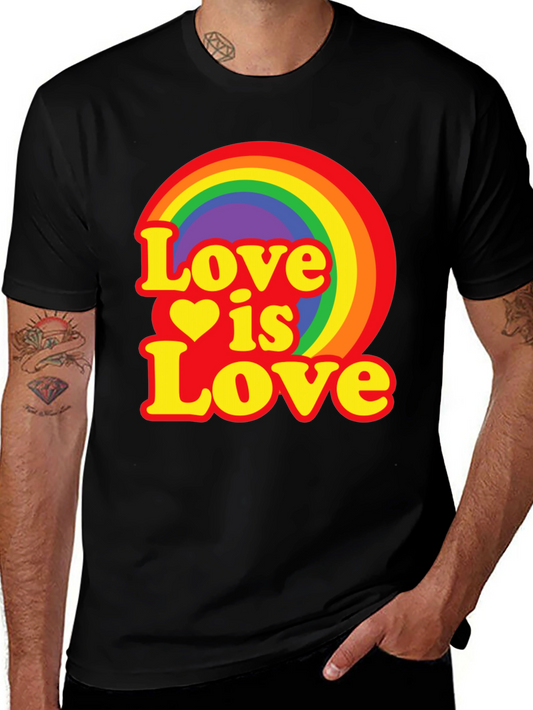 Love is Love Rainbow Graphic Tee