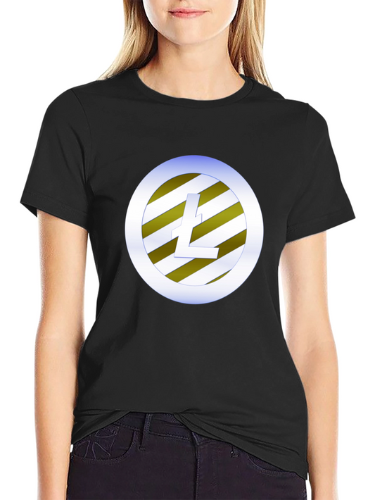 Litecoin Logo Black T-Shirt Crypto Fashion