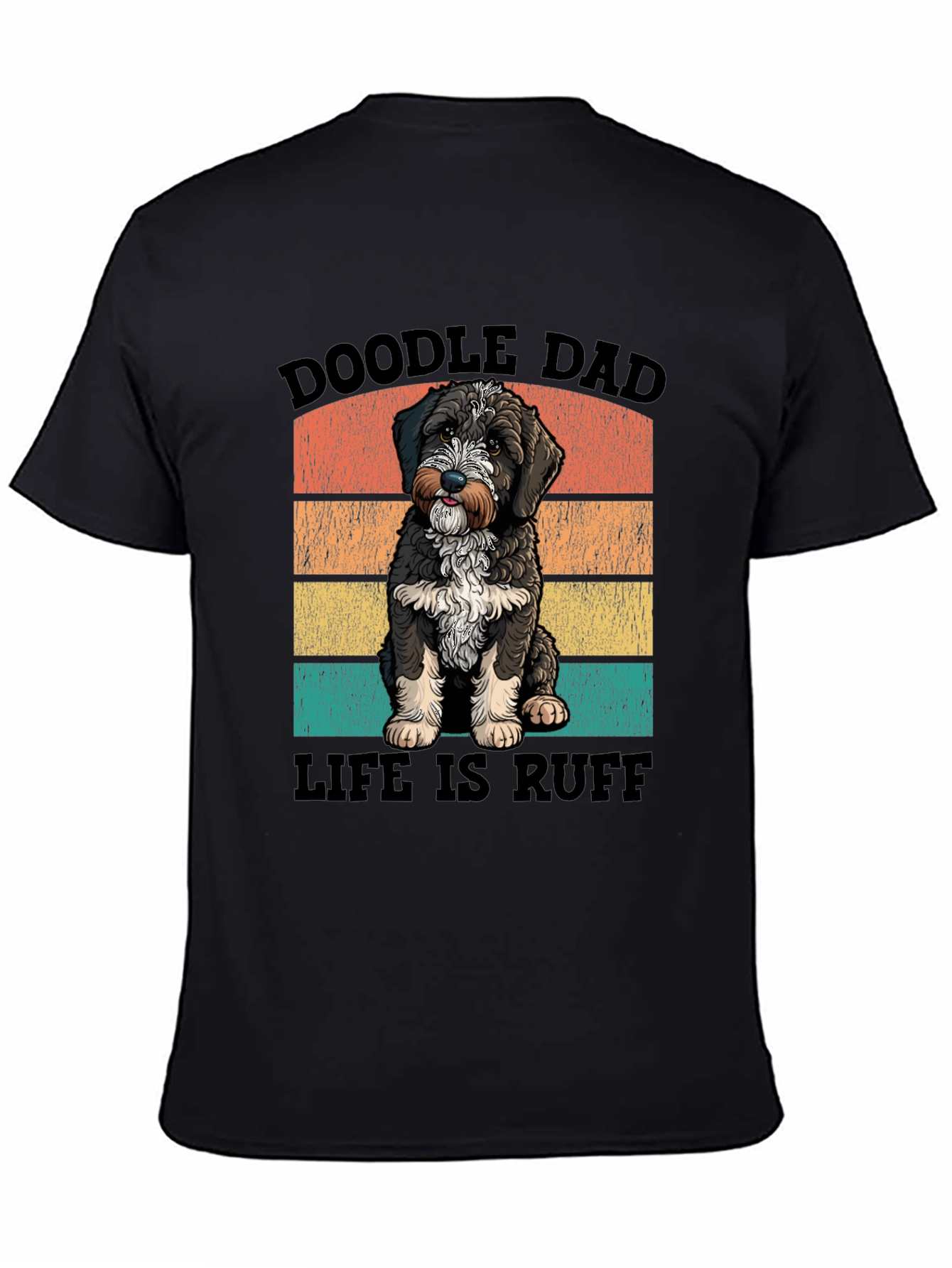 Doodle Dad Life is Ruff Graphic T-Shirt