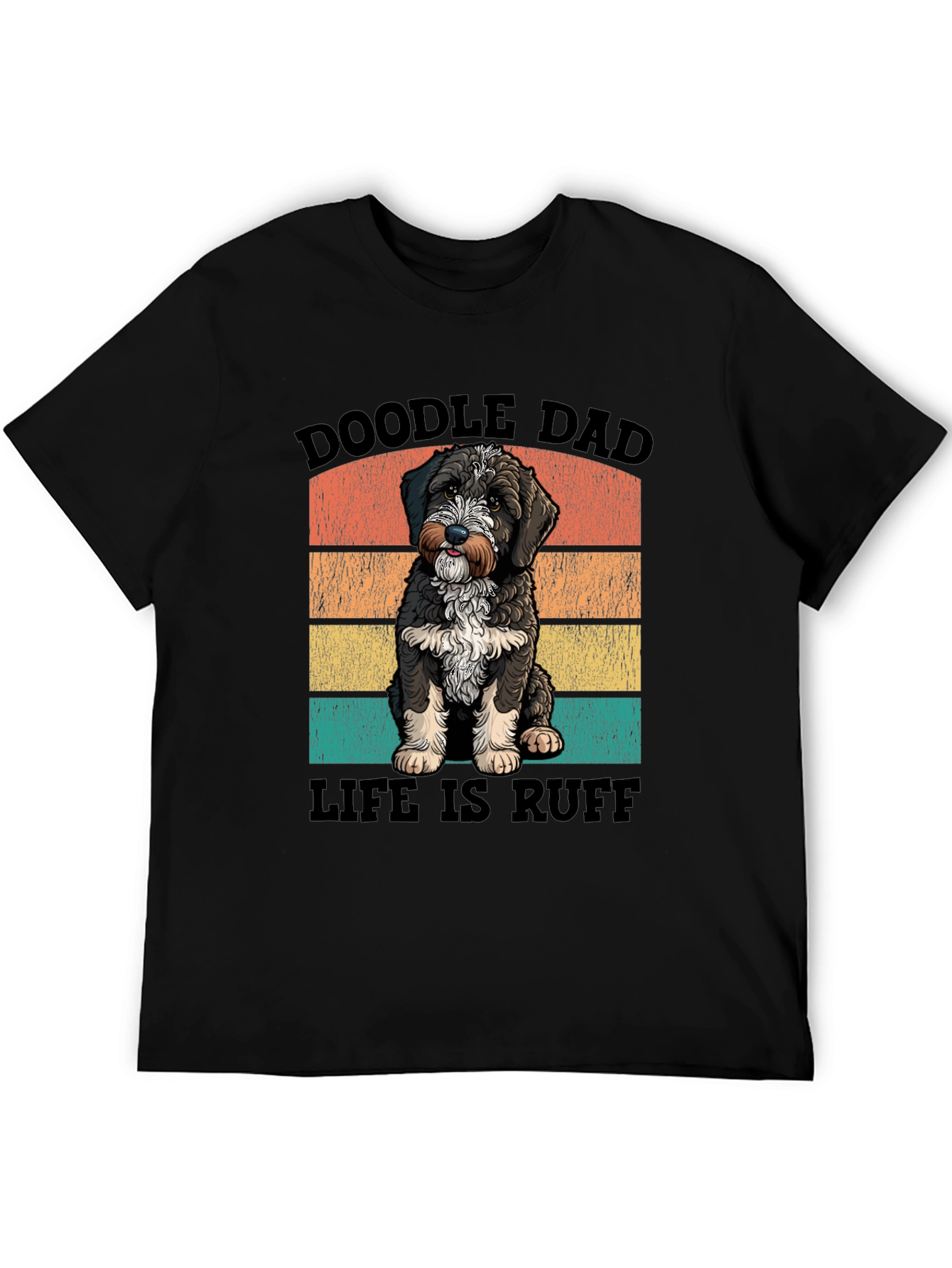 Doodle Dad Life is Ruff Graphic T-Shirt