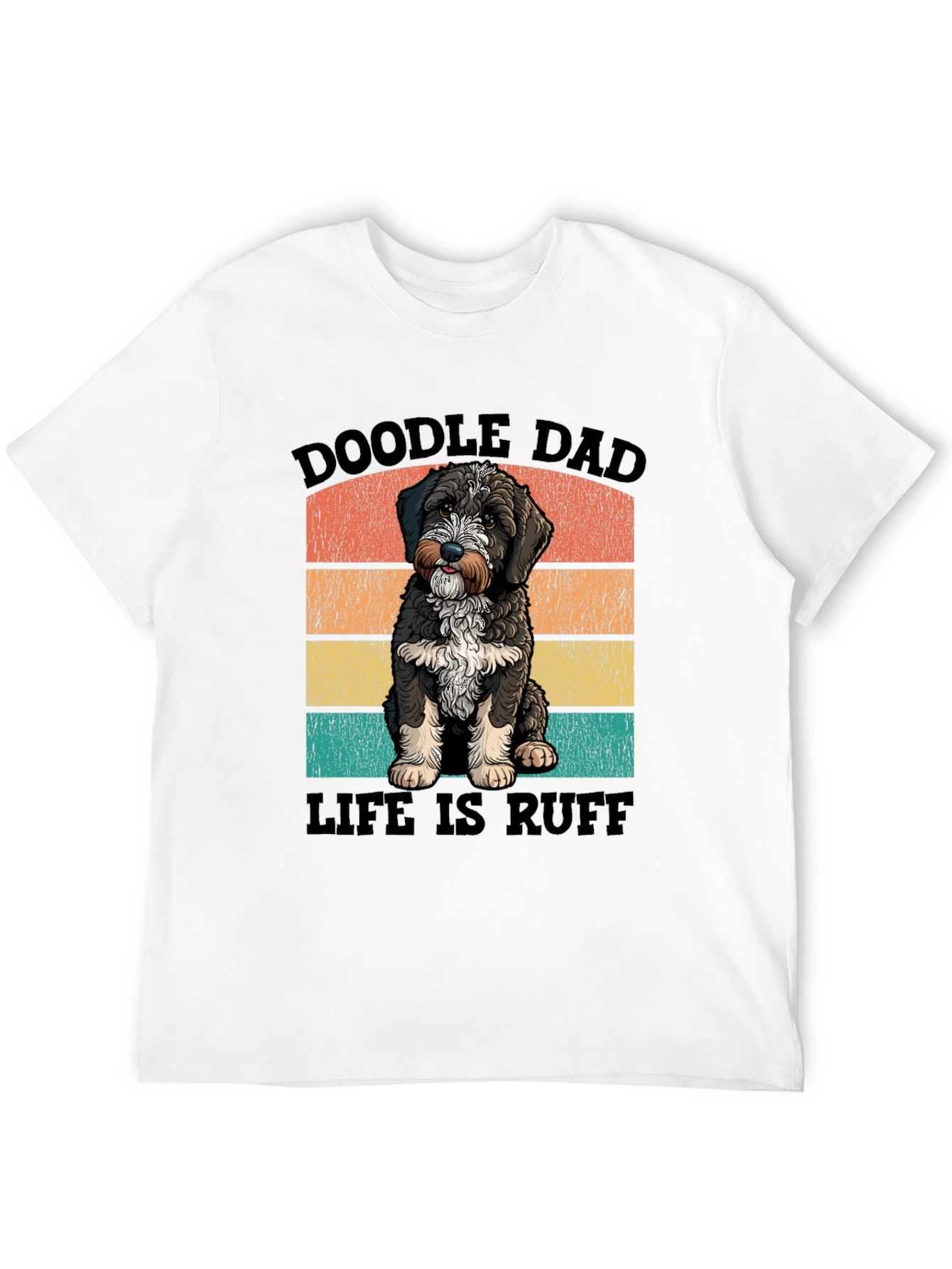 Doodle Dad Life is Ruff Graphic T-Shirt