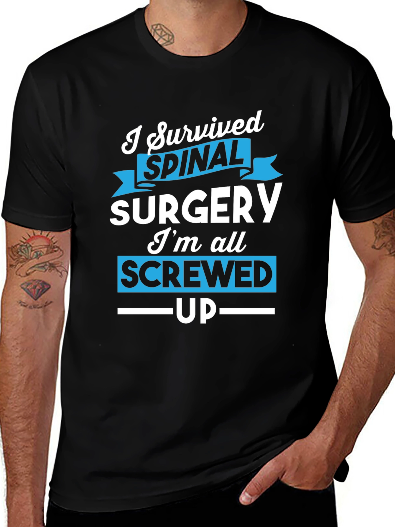 I Survived Spinal Surgery Funny T-Shirt