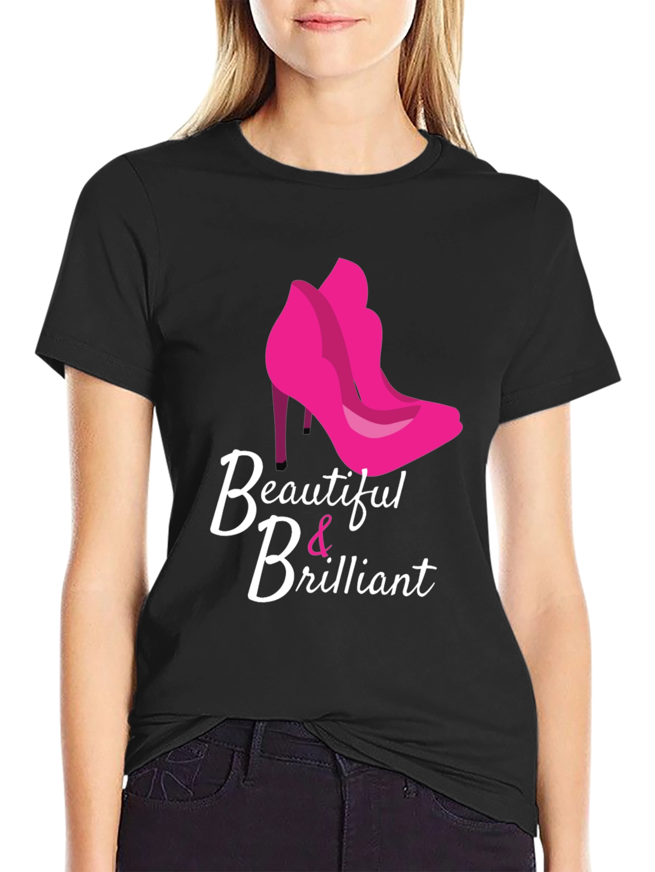 Beautiful & Brilliant Tee - High Heel Design