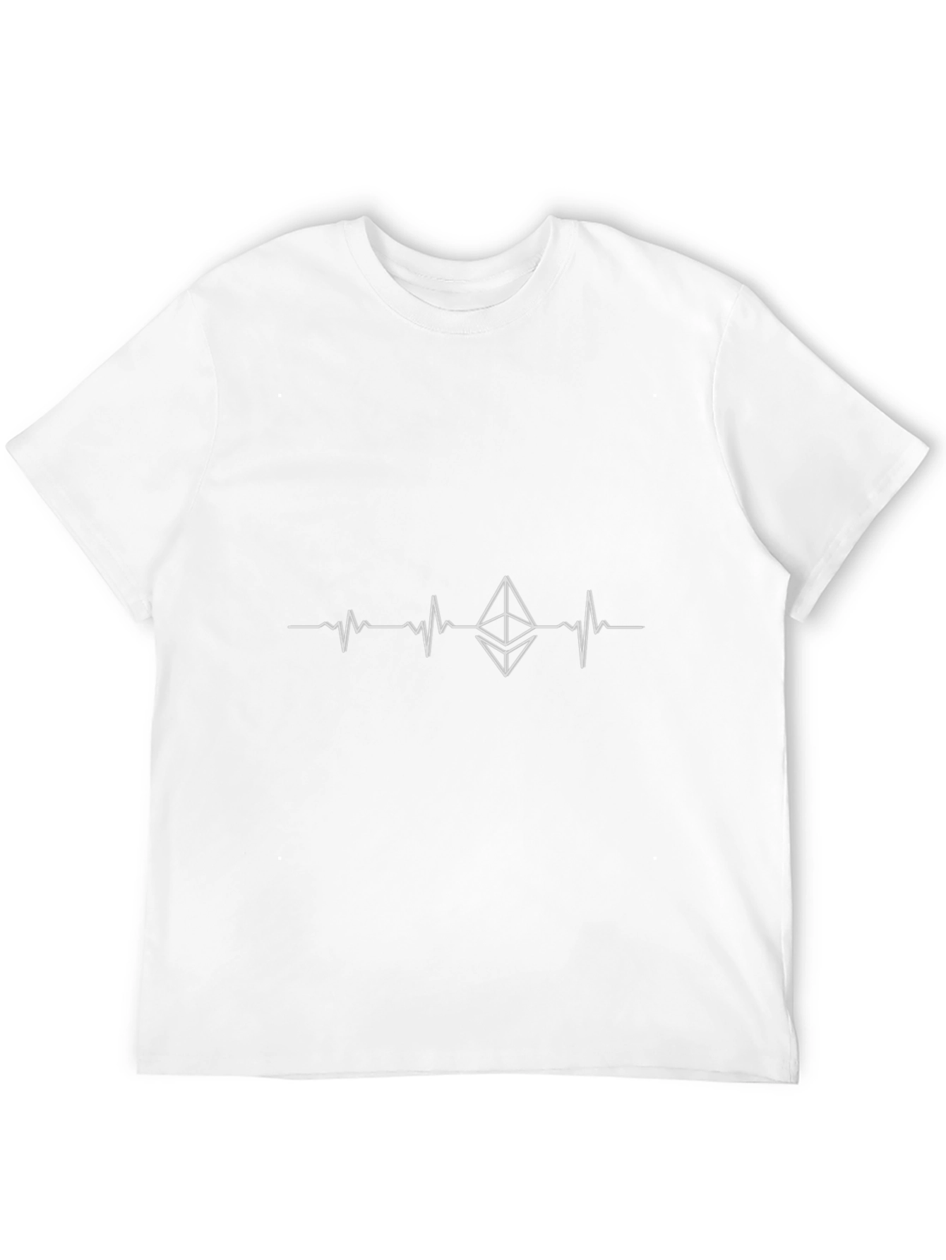 Ethereum Heartbeat Black T-Shirt Crypto Lover Tee