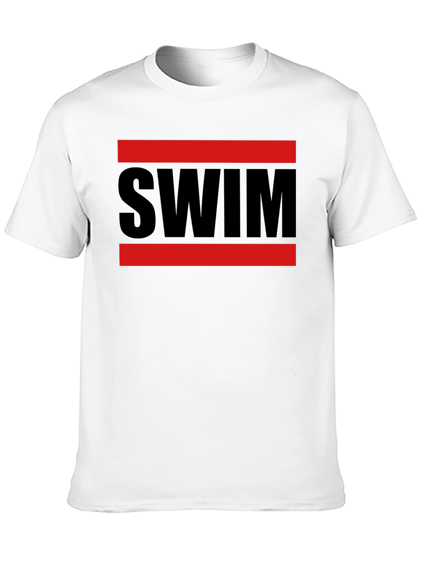 SWIM Graphic Tee - Red & Black Design