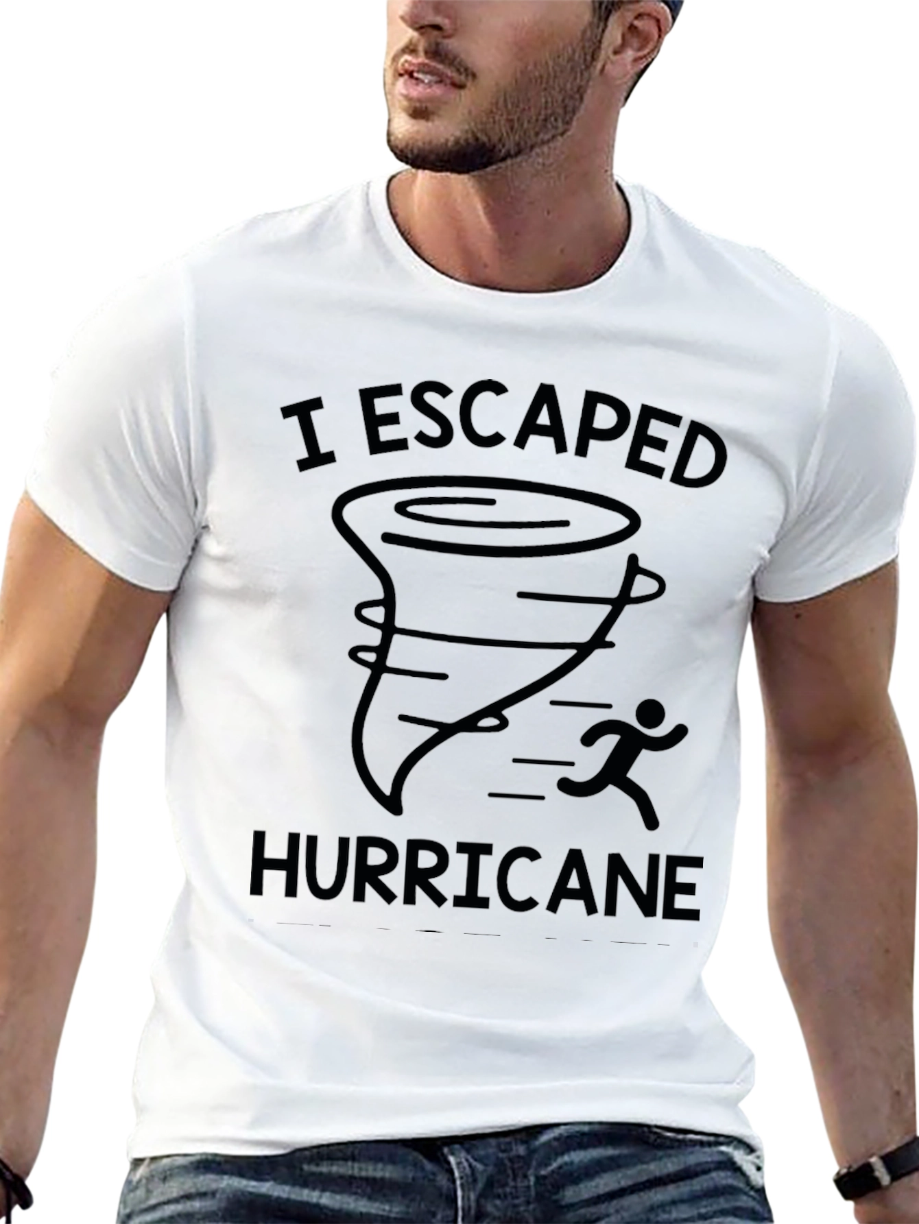 I Escaped Hurricane T-Shirt Black