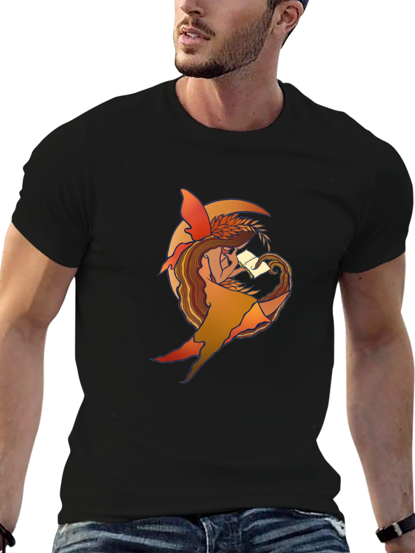 Fantasy Fairy Reading T-Shirt