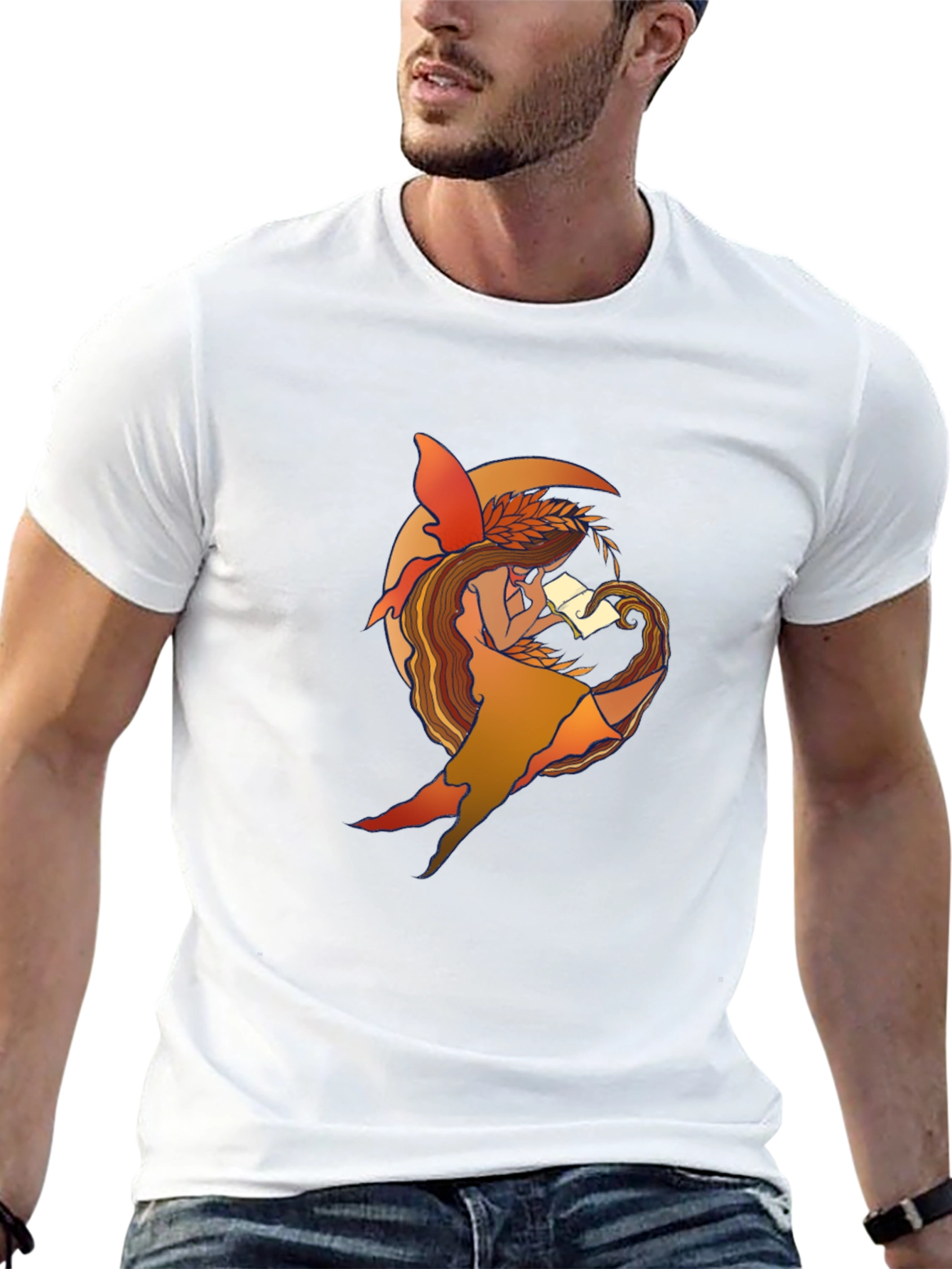 Fantasy Fairy Reading T-Shirt