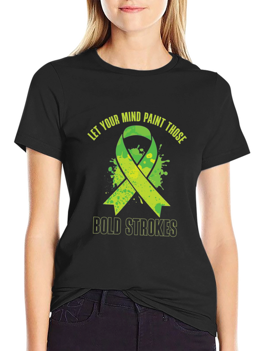 Mind Paint Bold Strokes Graphic Tee - Mental Health Awareness