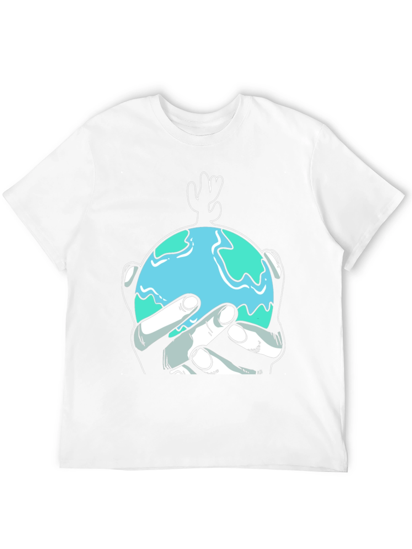 Earth Hands Graphic Tee - Protect Our Planet