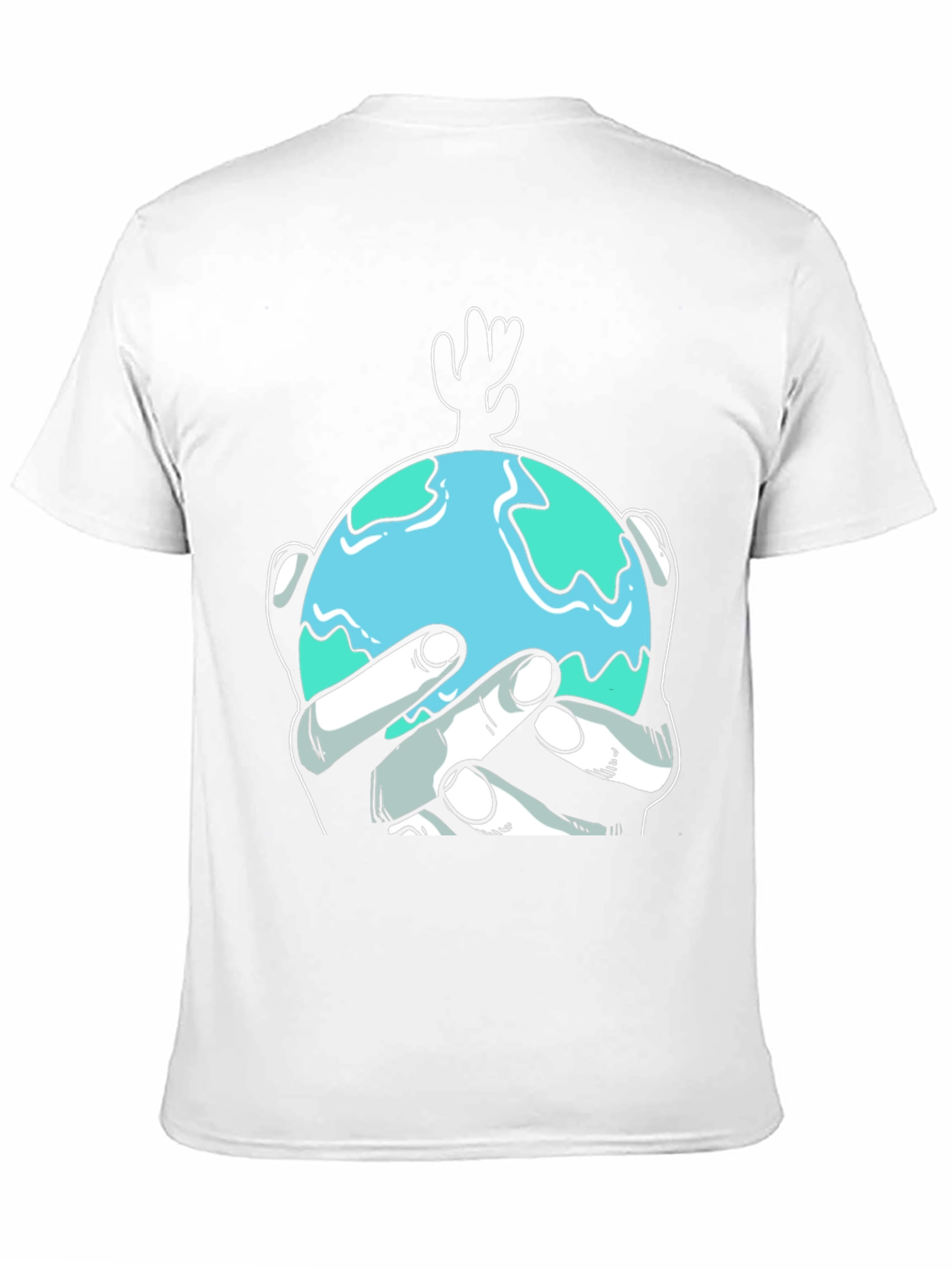 Earth Hands Graphic Tee - Protect Our Planet