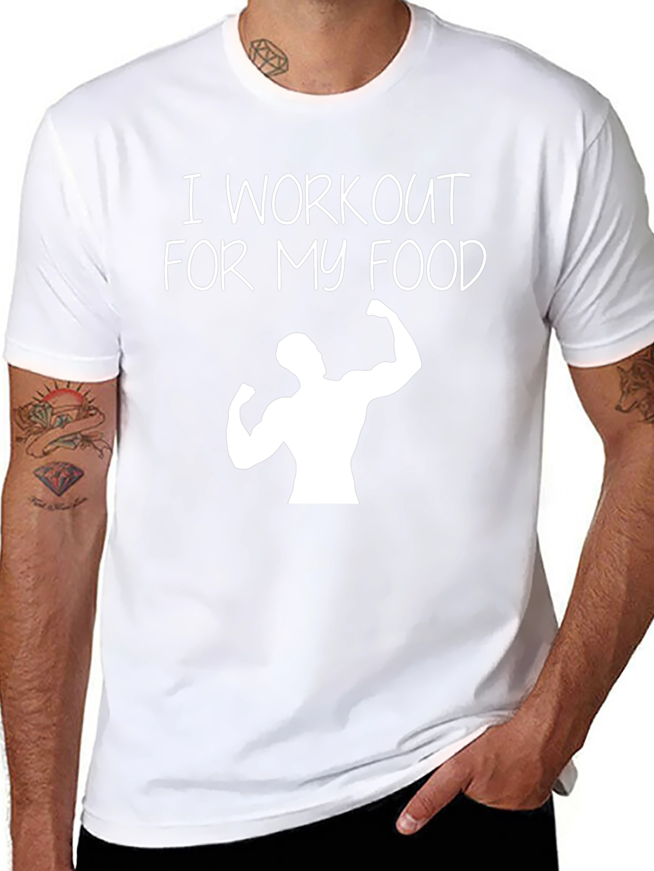 Workout for Food Graphic Tee