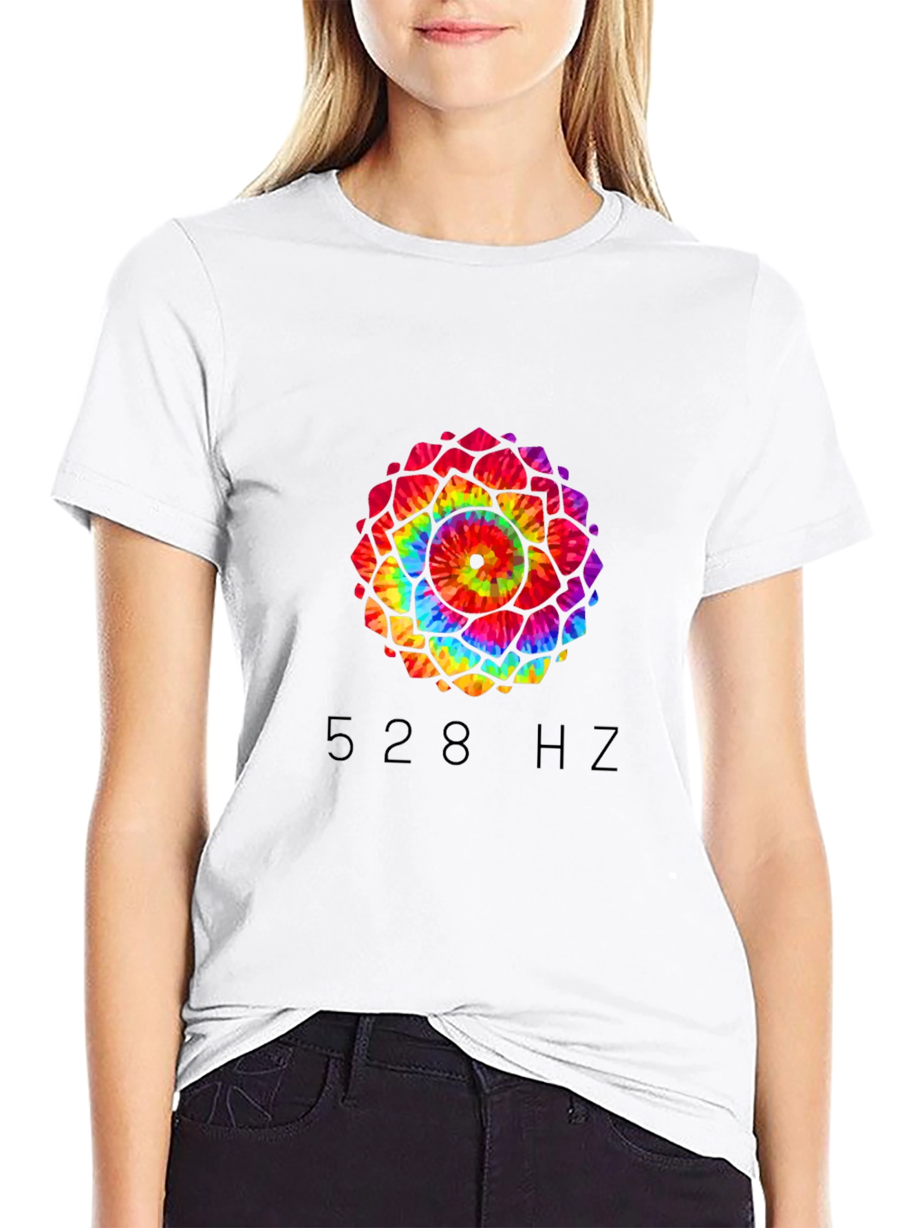 528 Hz Mandala T-Shirt - Positive Vibes