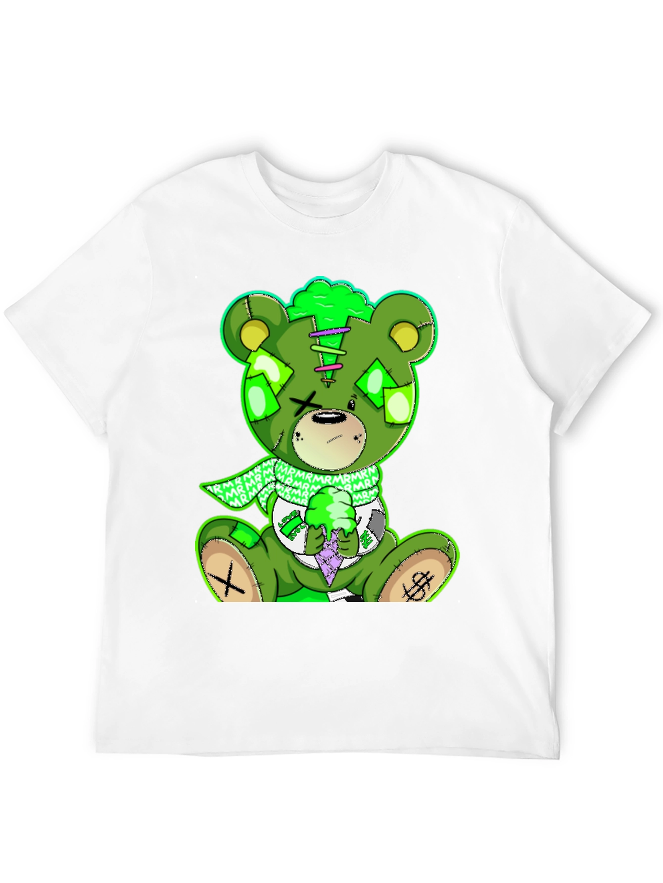 Green Bear Graphic T-Shirt - Unique Design