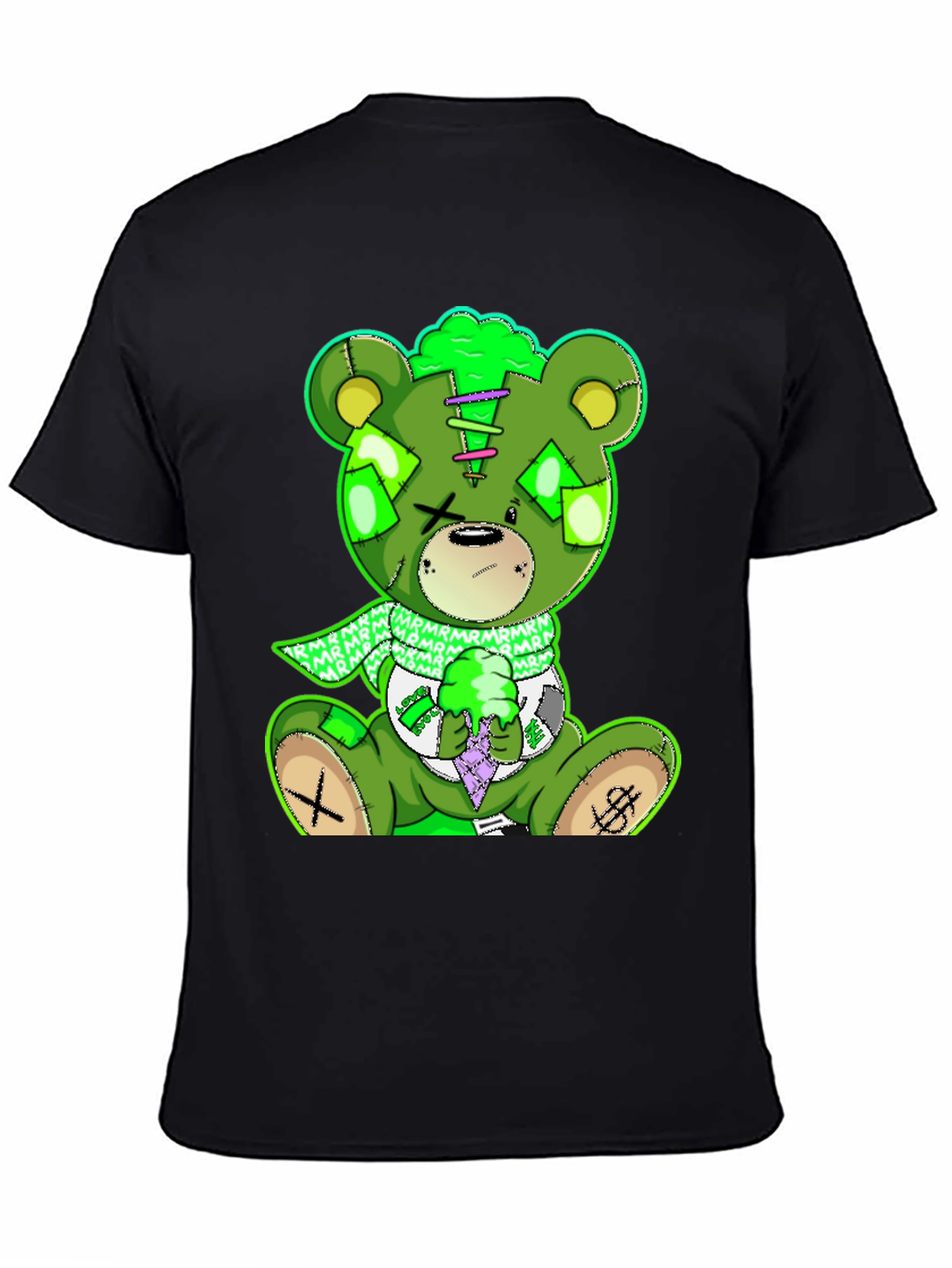 Green Bear Graphic T-Shirt - Unique Design
