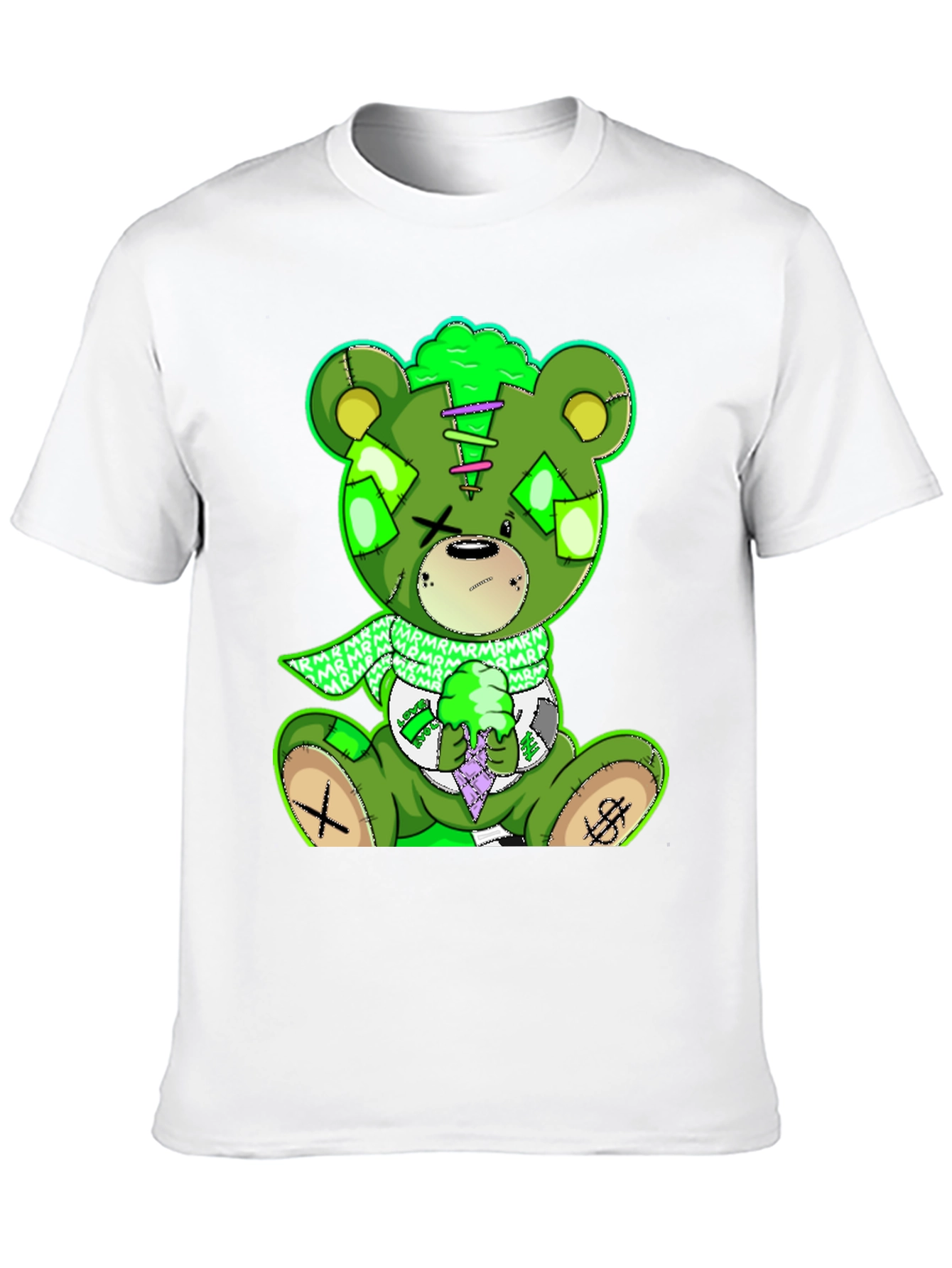 Green Bear Graphic T-Shirt - Unique Design