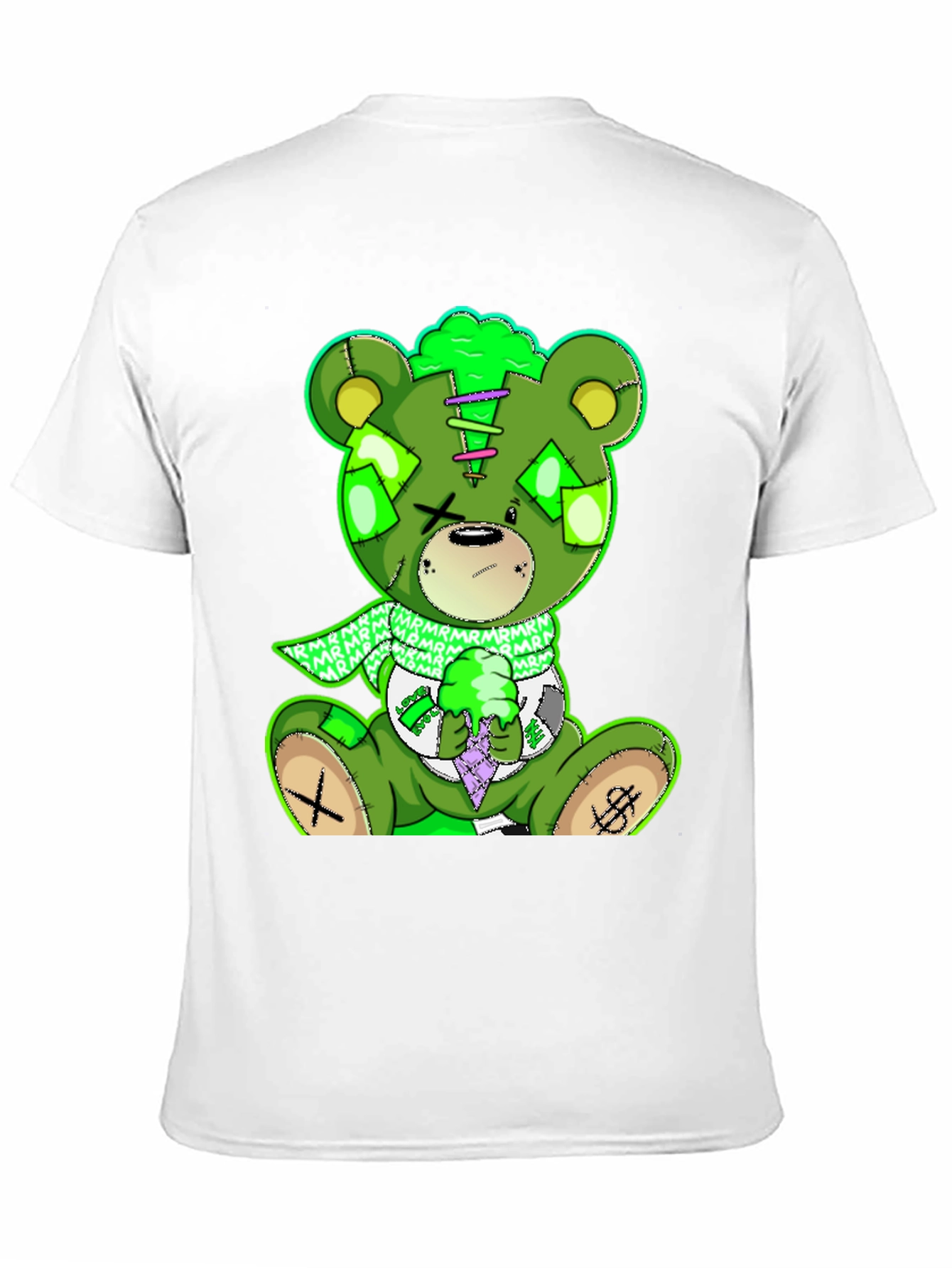 Green Bear Graphic T-Shirt - Unique Design