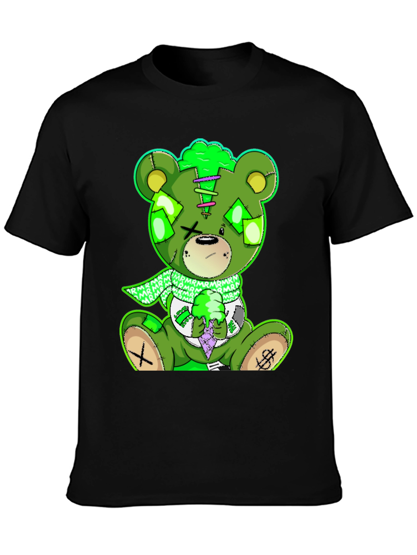 Green Bear Graphic T-Shirt - Unique Design