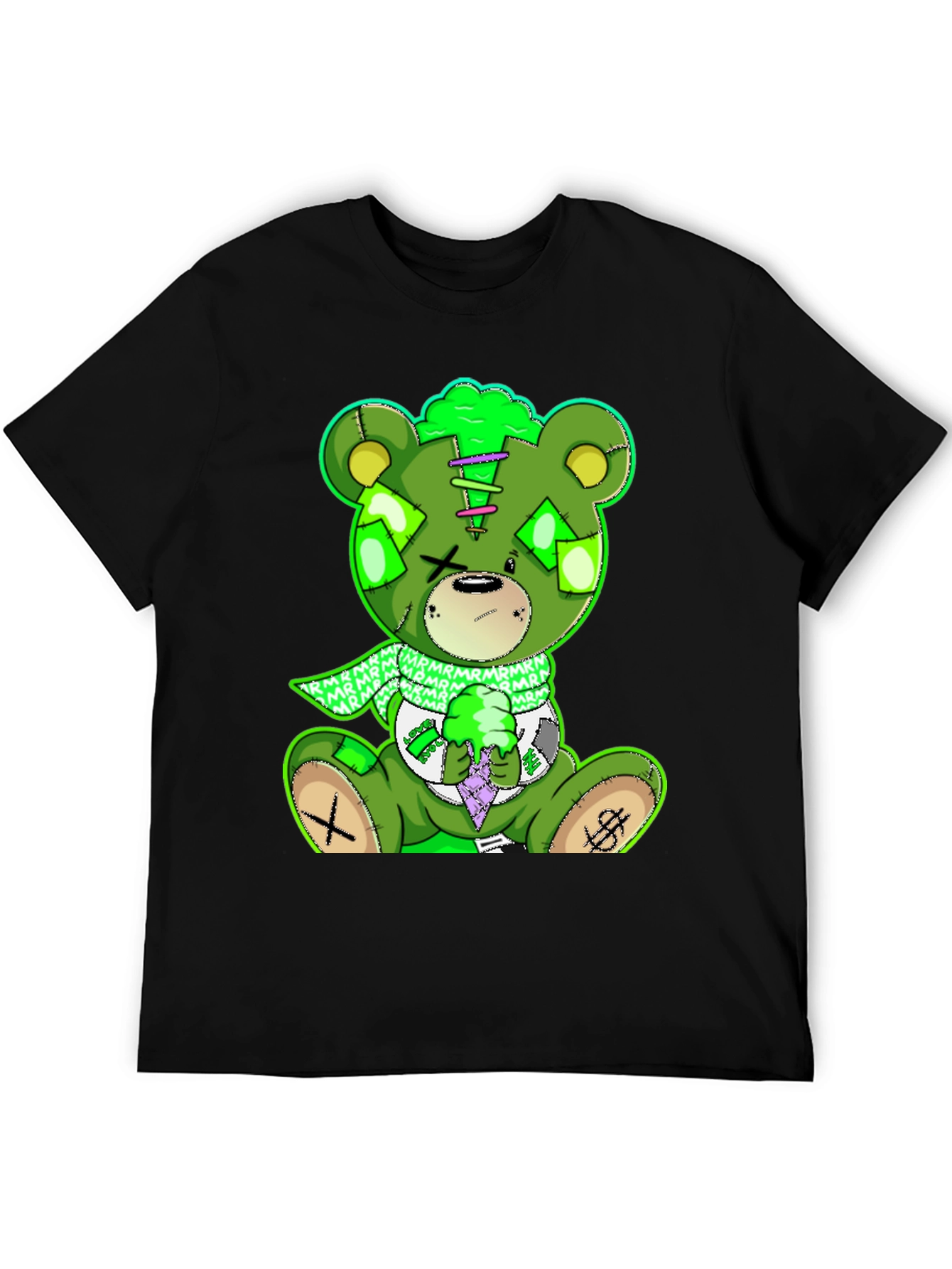 Green Bear Graphic T-Shirt - Unique Design