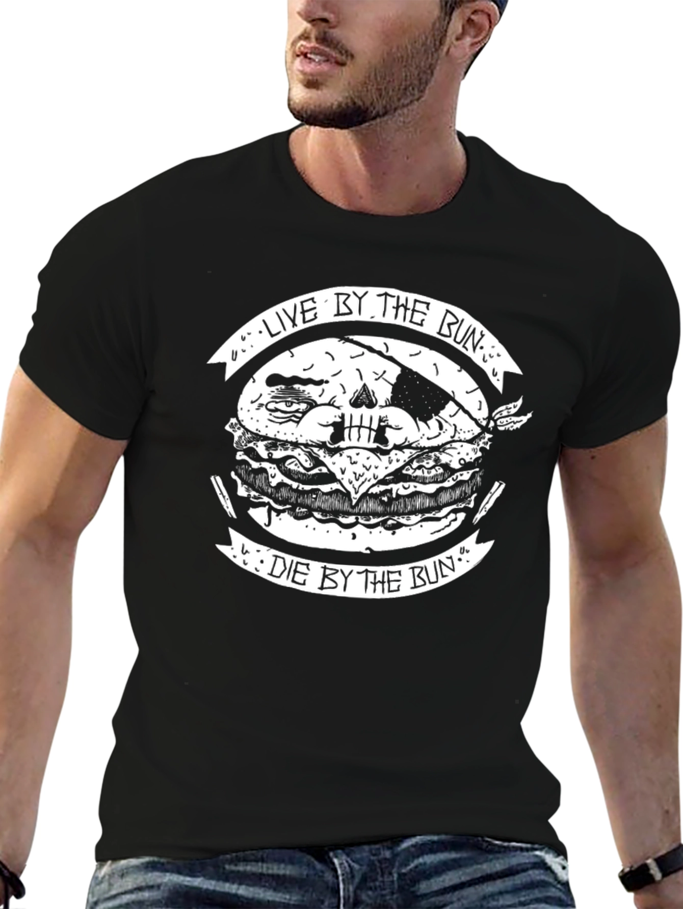 Live By The Bun Graphic T-Shirt