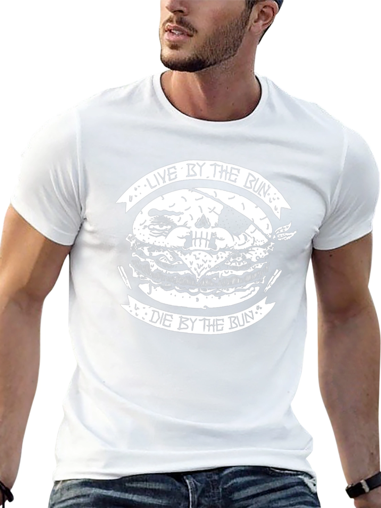 Live By The Bun Graphic T-Shirt