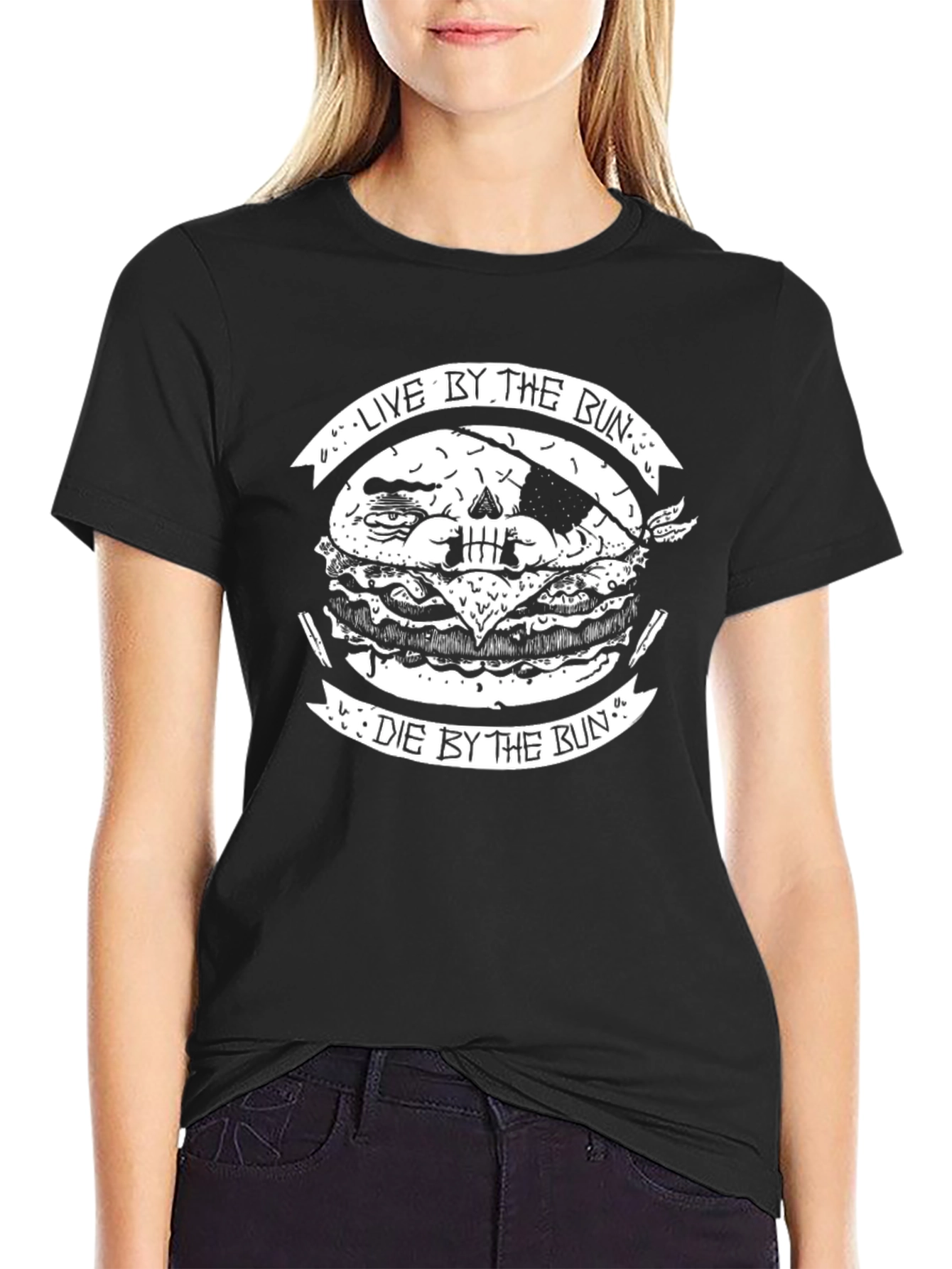 Live By The Bun Graphic T-Shirt