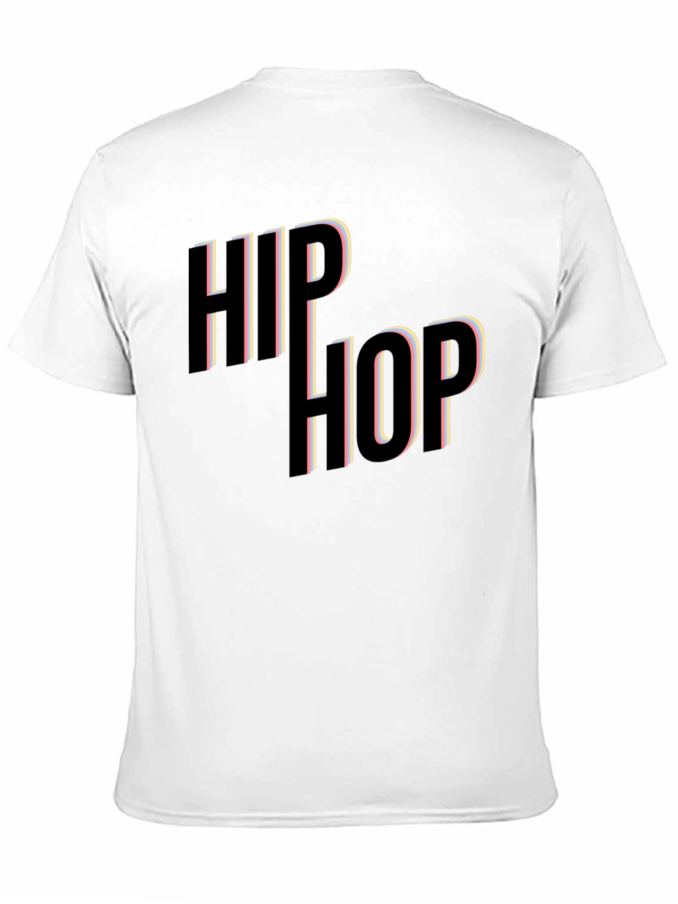 Hip Hop Graphic Tee - Stylish Black T-Shirt