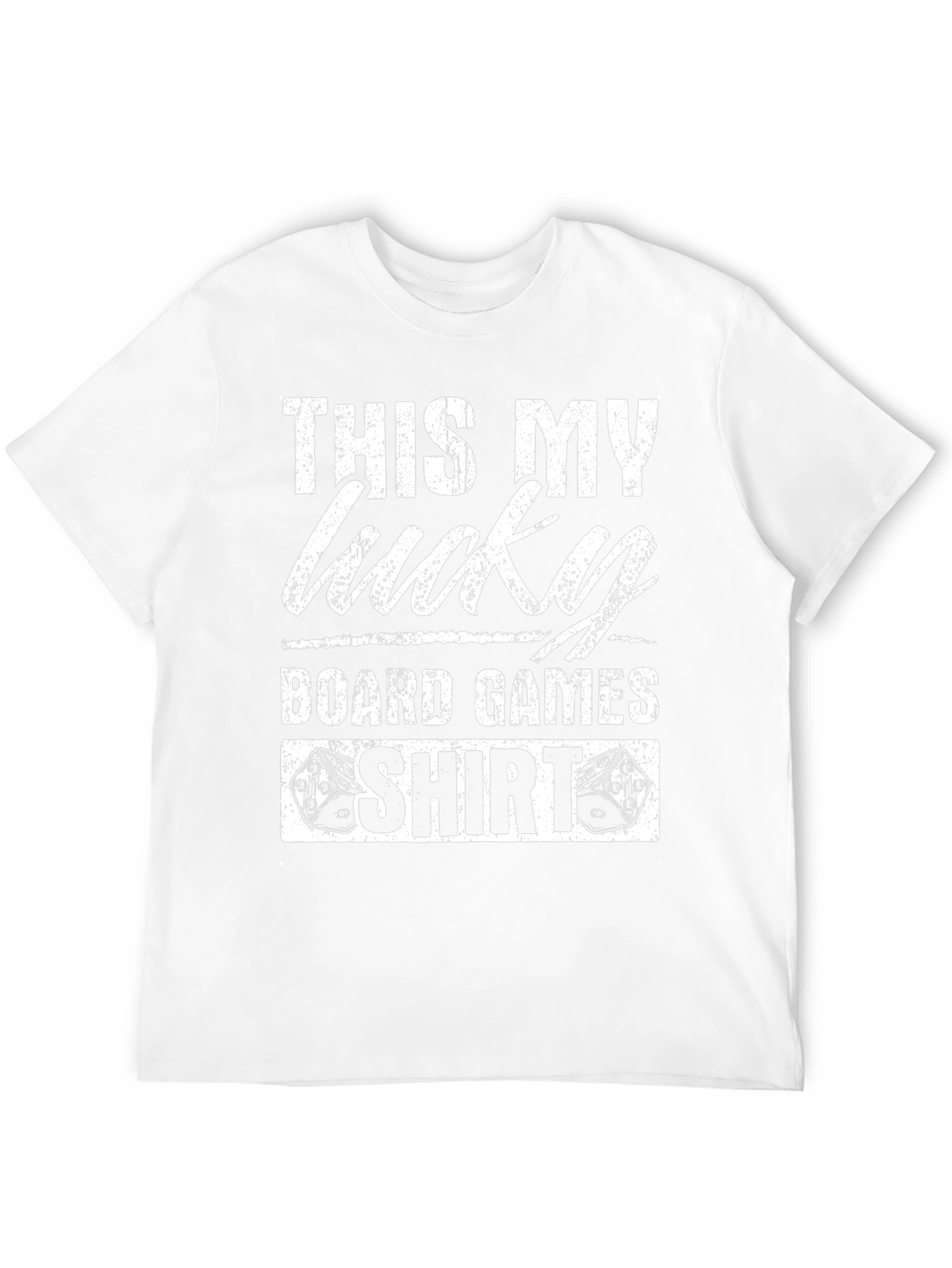 Lucky Board Games T-Shirt - Black Graphic Tee