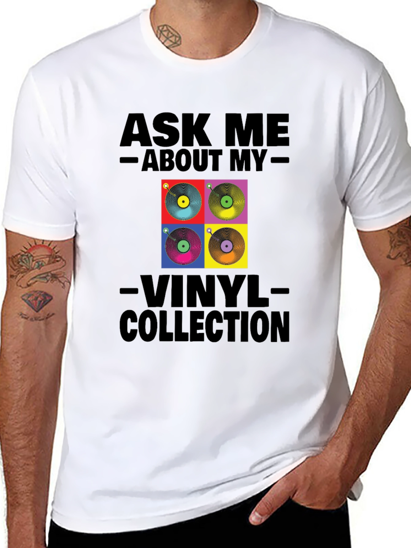 Ask Me About My Vinyl Collection T-Shirt