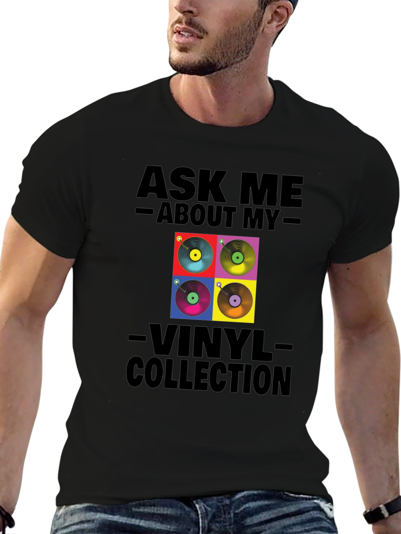 Ask Me About My Vinyl Collection T-Shirt