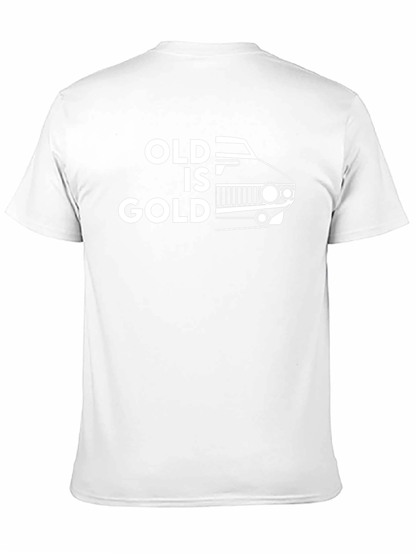 Old Is Gold Classic Car T-Shirt