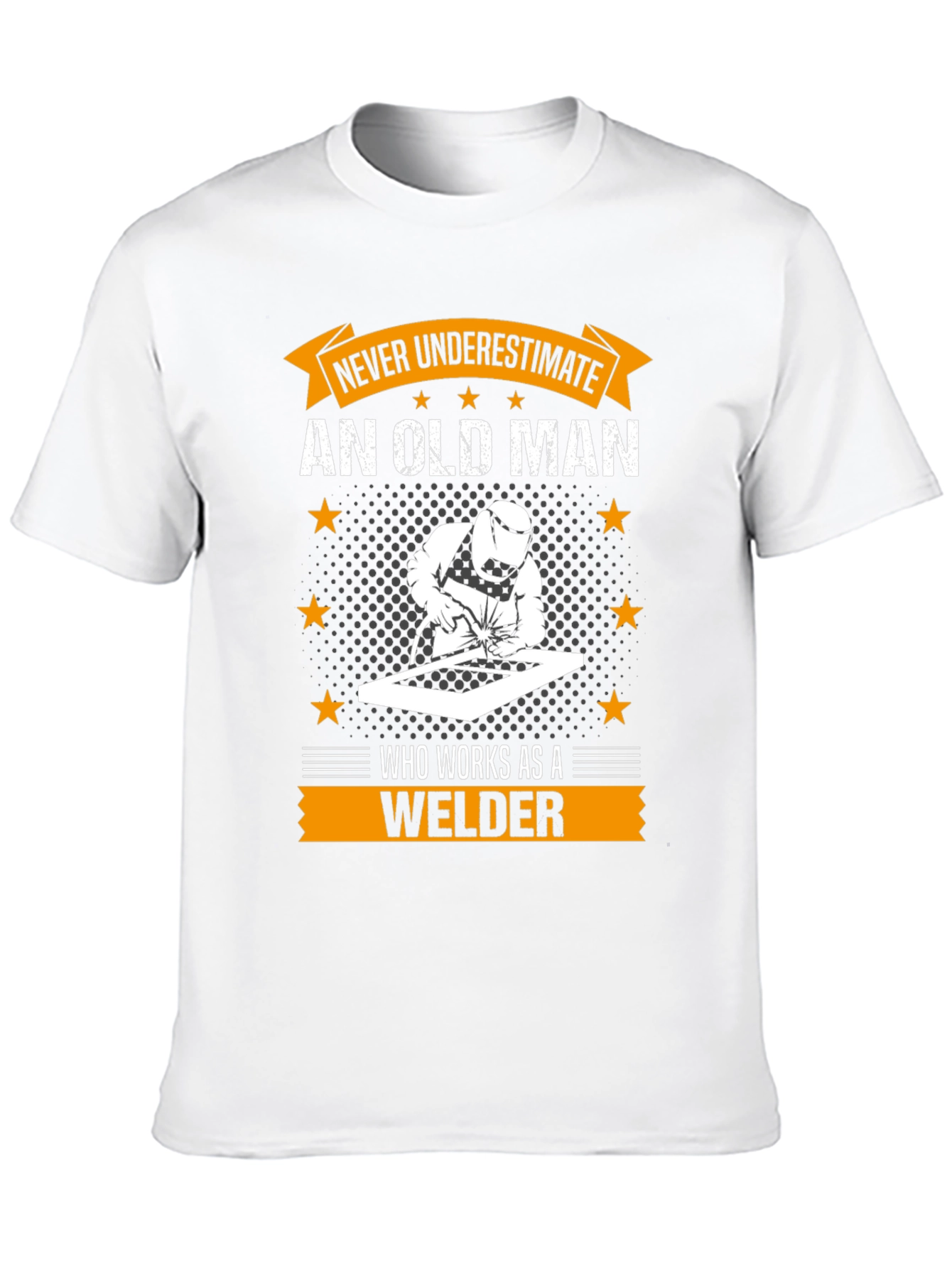 Old Man Welder T-Shirt - Gift for Grandpa